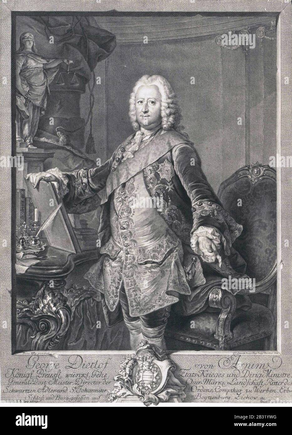Dietloff von Arnim (1756 Stock Photo Alamy