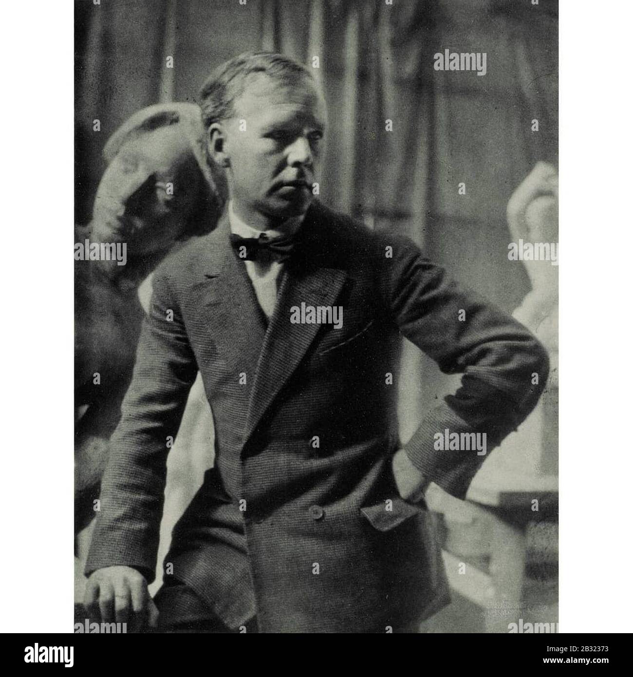 Georg Kolbe, 1921. Foto von Hugo Erfurth. Stock Photo