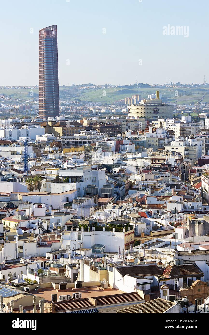 Cajasol tower seville spain hi-res stock photography and images - Alamy