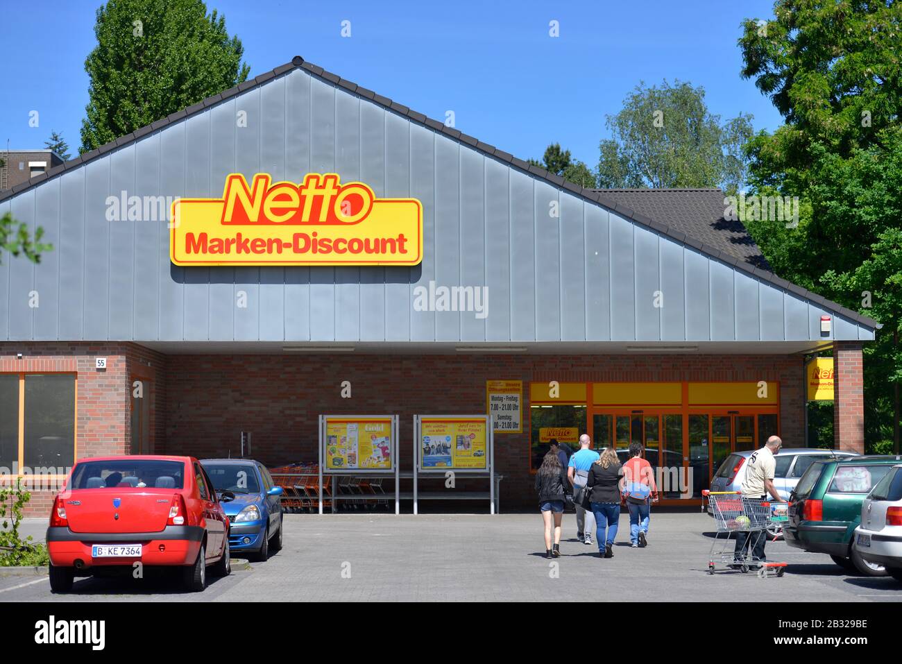 Netto-Markt, Hermsdorfer Strasse, Wittenau, Reinickendorf, Berlin ...