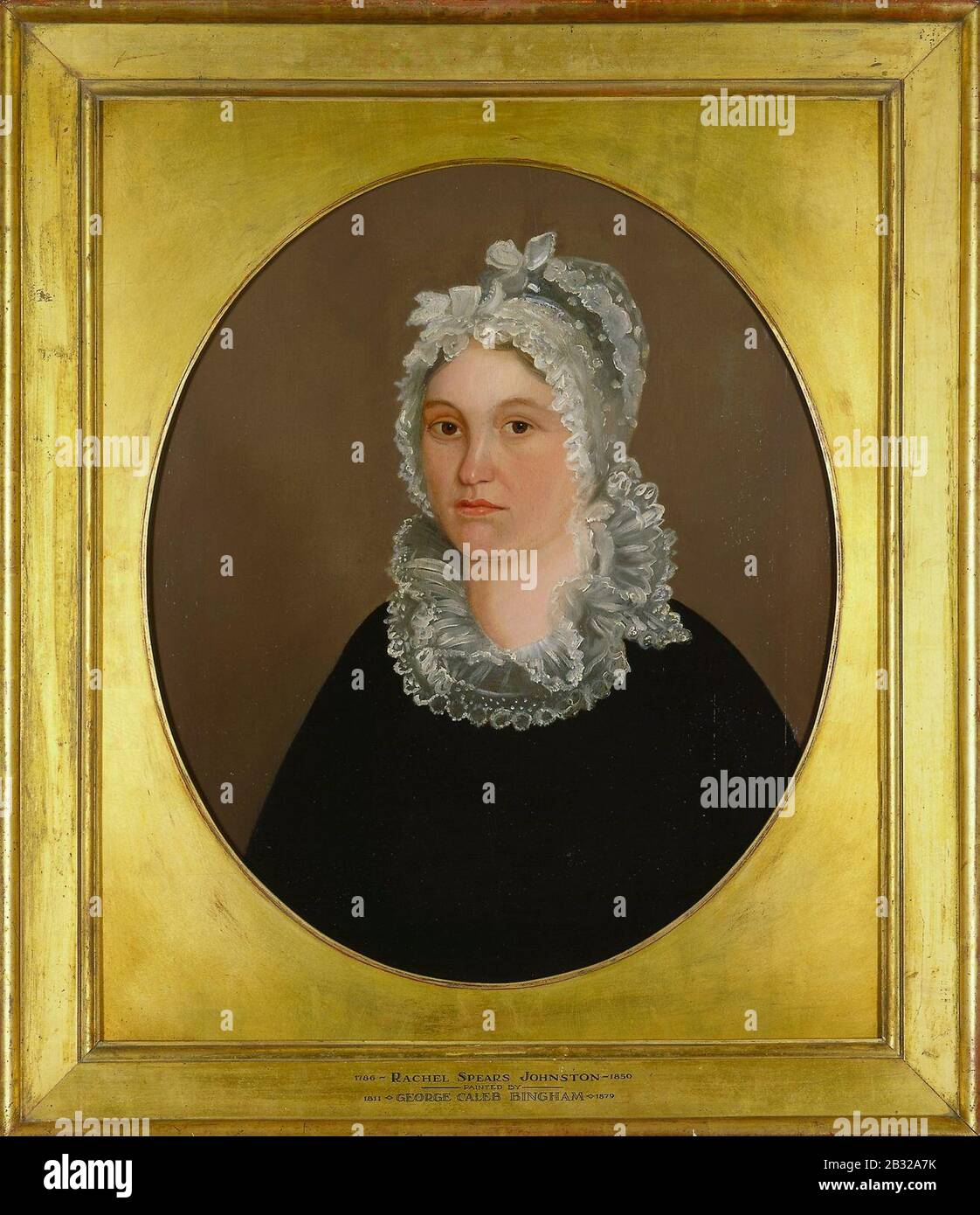 George Caleb Bingham - Rachel Spears Johnston (1786-1850) Stock Photo