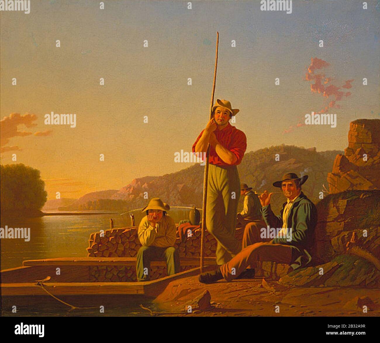 caleb bingham hires stock photography and images Alamy