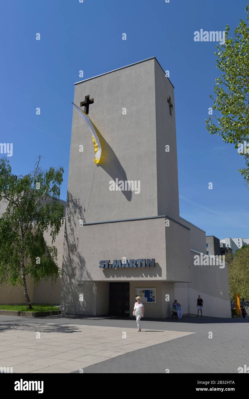 Kirche St. Martin, Wilhelmsruher Damm, Maerkisches Viertel