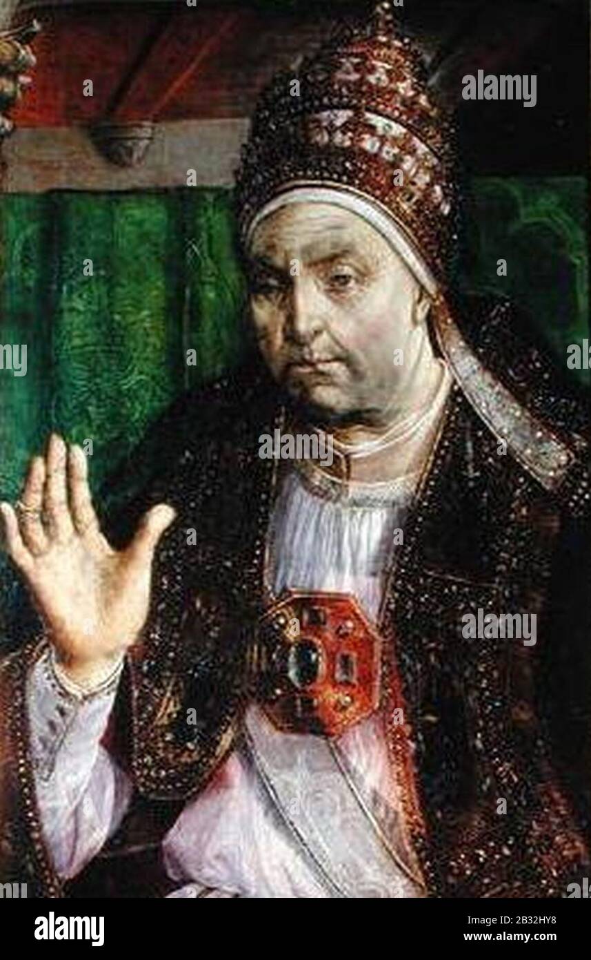 Pope Sixtus IV (head Stock Photo - Alamy