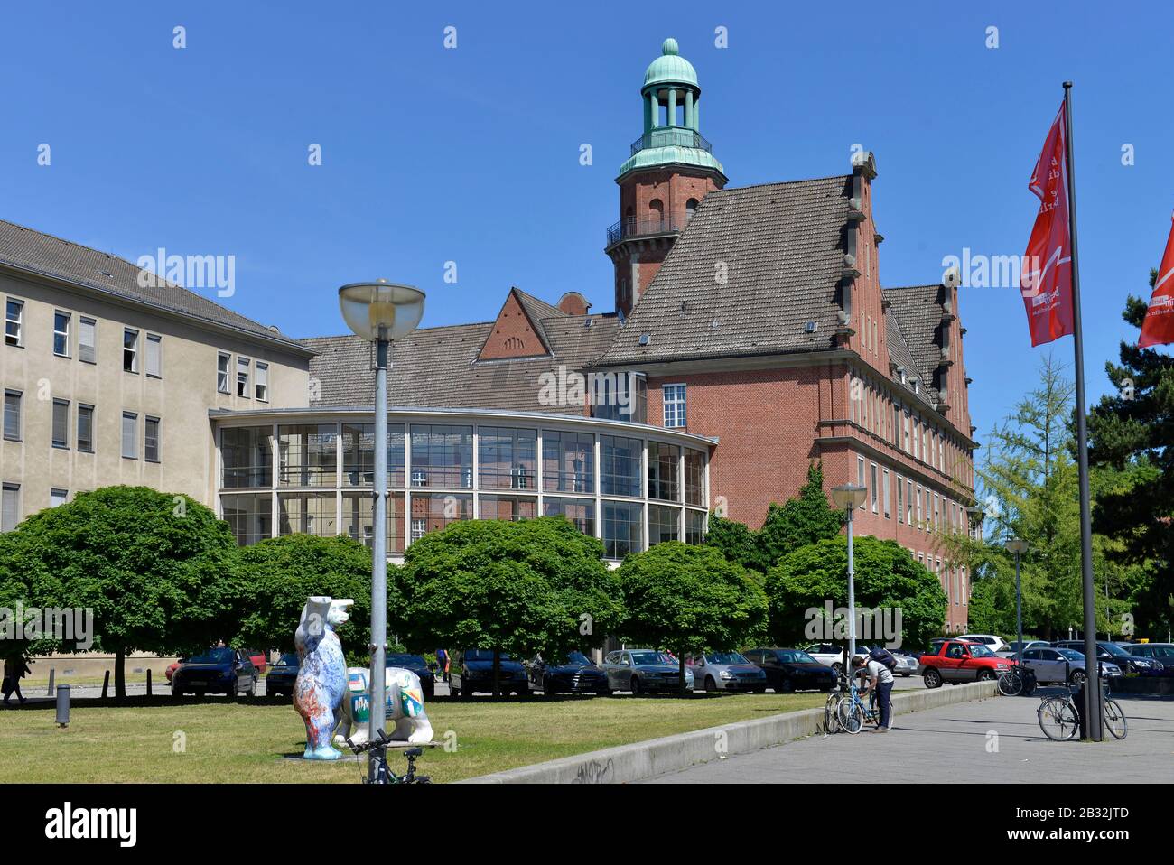 Rathaus, Eichborndamm, Reinickendorf, Berlin, Deutschland Stock Photo