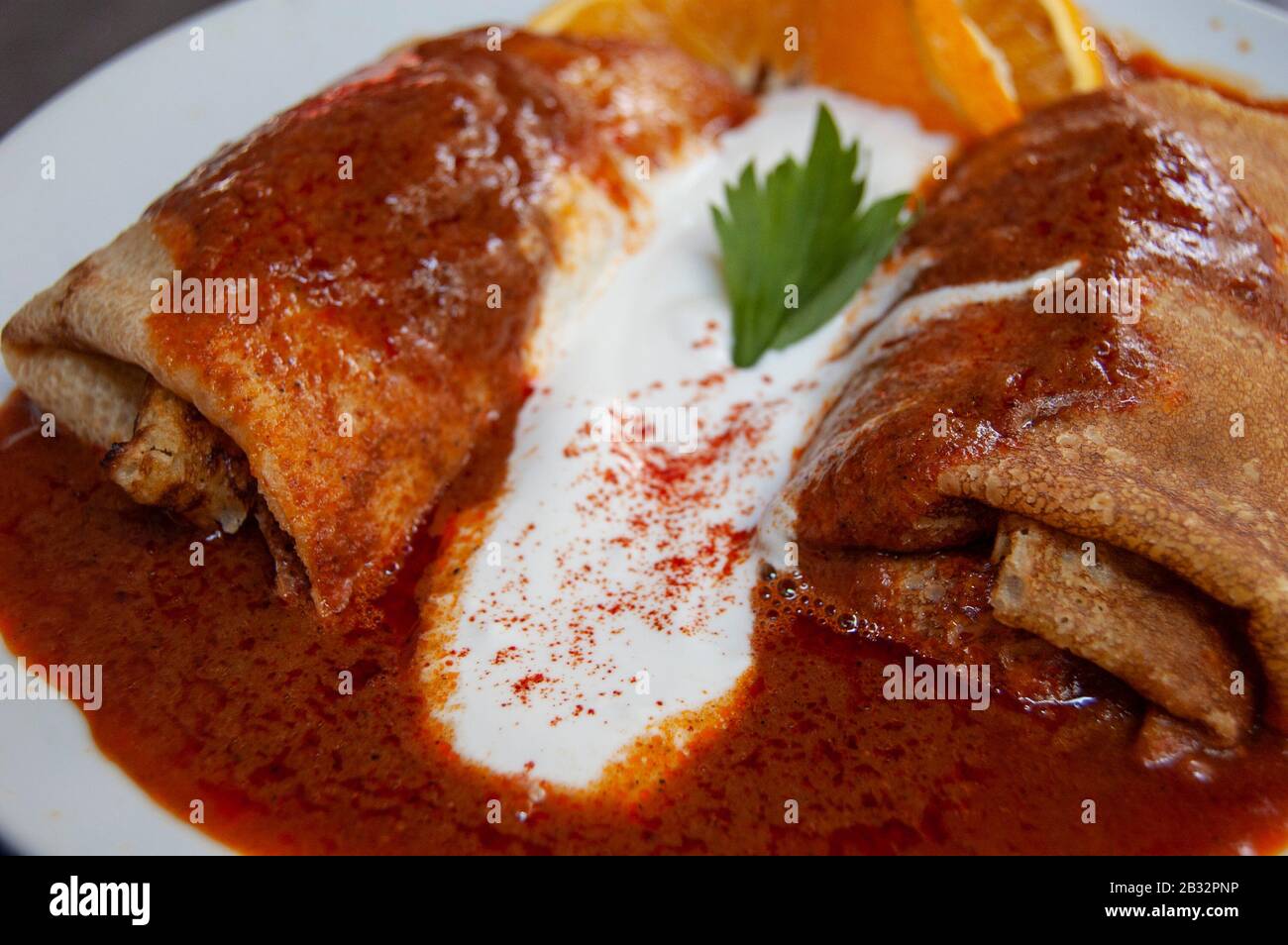 Hungarian savoury pancakes hires stock photography and images Alamy