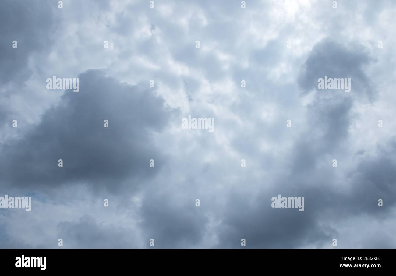 Storm clouds full frame image for background use image with copy space Stock Photo