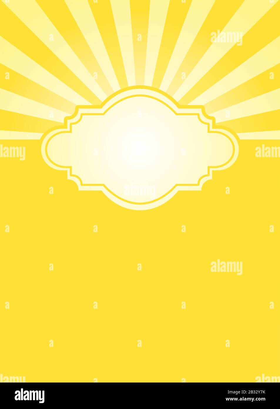 Sunlight Retro Vertical Background With Vintage Frame For Text Bright Yellow Color Burst Background Vector Illustration Sun Beam Ray Background Ol Stock Vector Image Art Alamy