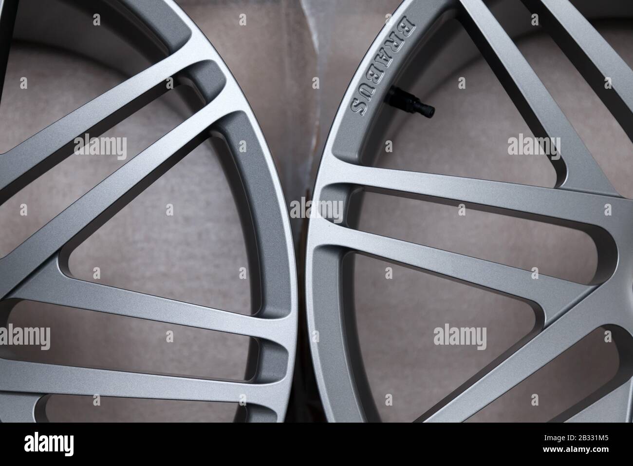 Silver amg wheels hi-res stock photography and images - Alamy