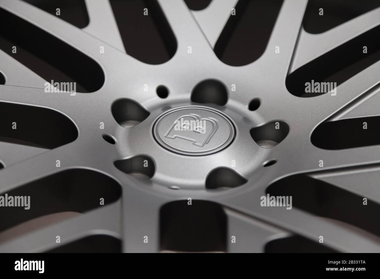 Silver amg wheels hi-res stock photography and images - Alamy