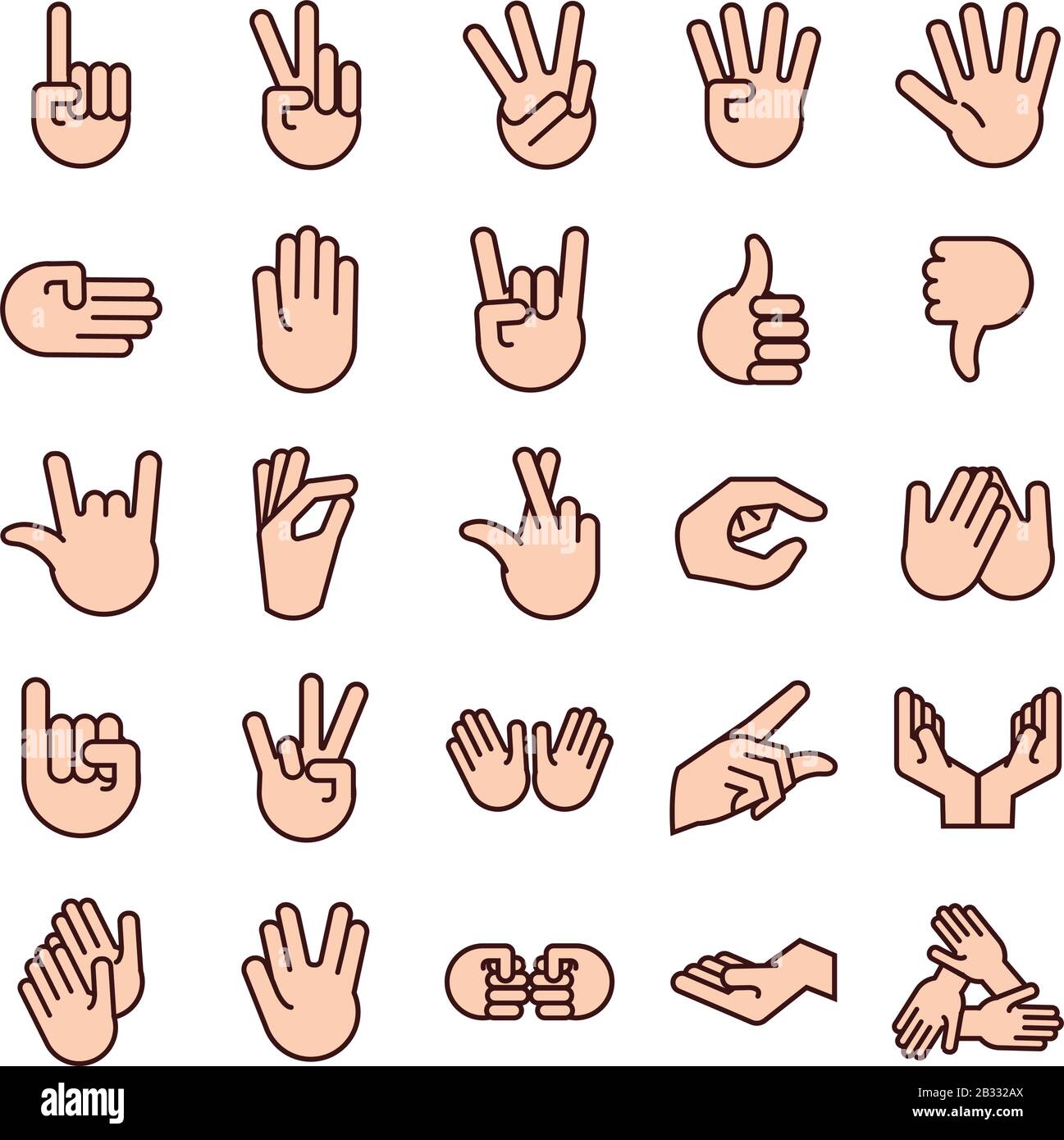 Handshake icon sketch style hi-res stock photography and images - Alamy