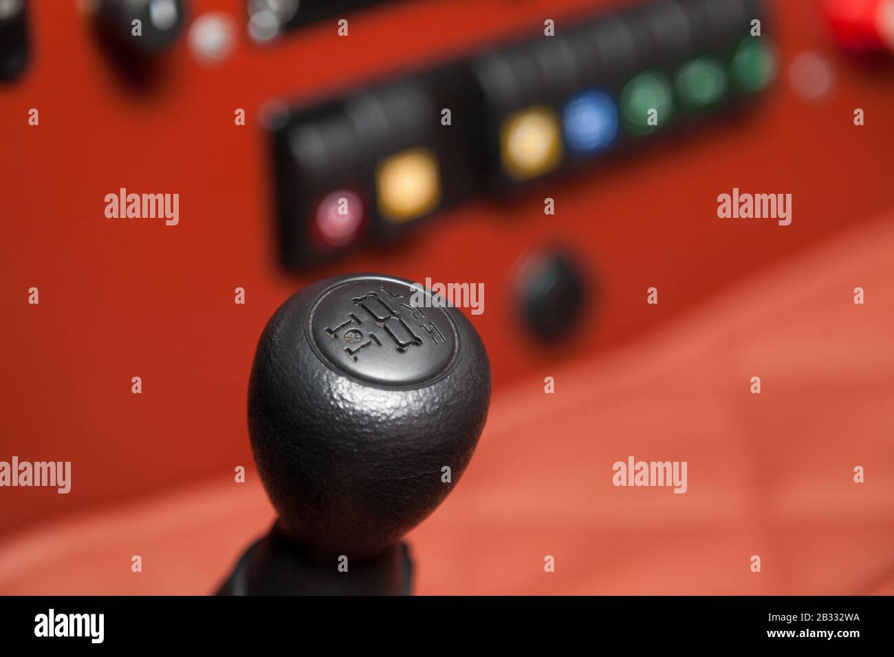 Transfer lever for shifting up and down gears and differential lock in