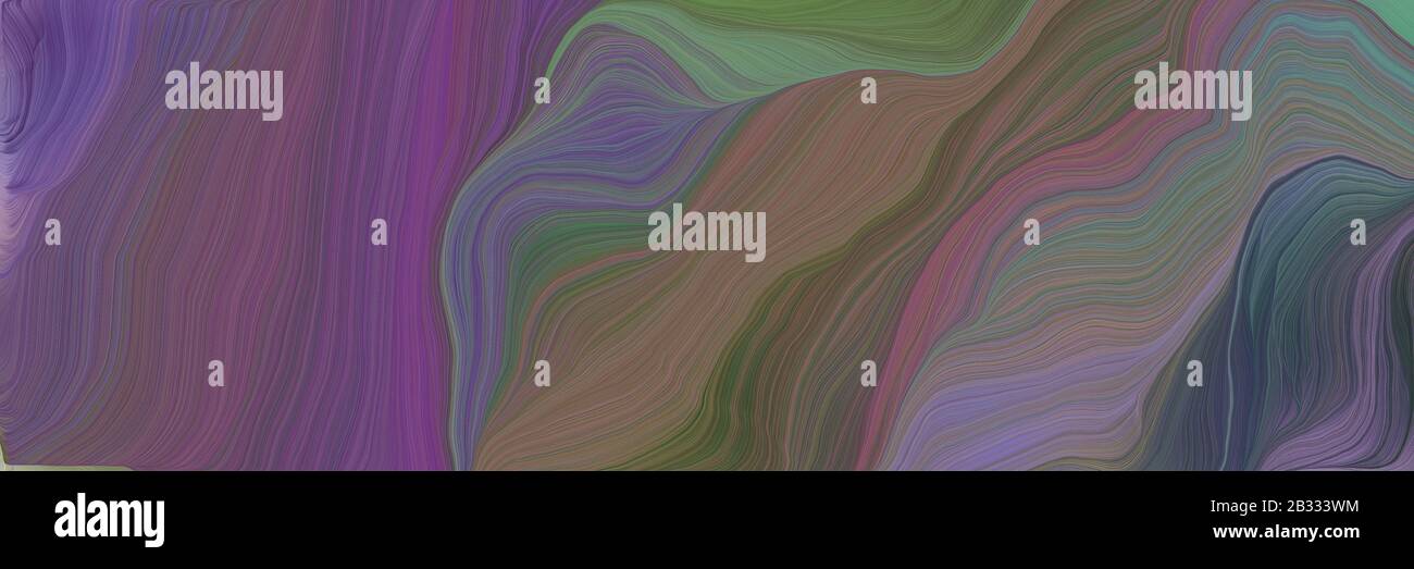 landscape orientation graphic with waves. contemporary waves design