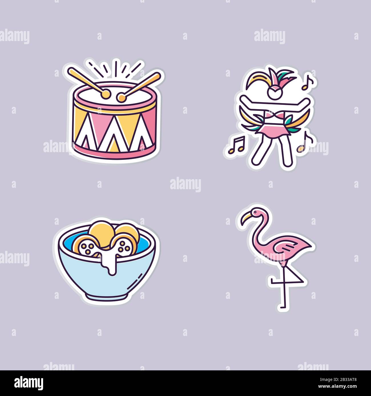 brazilian-stickers-stock-vector-images-alamy