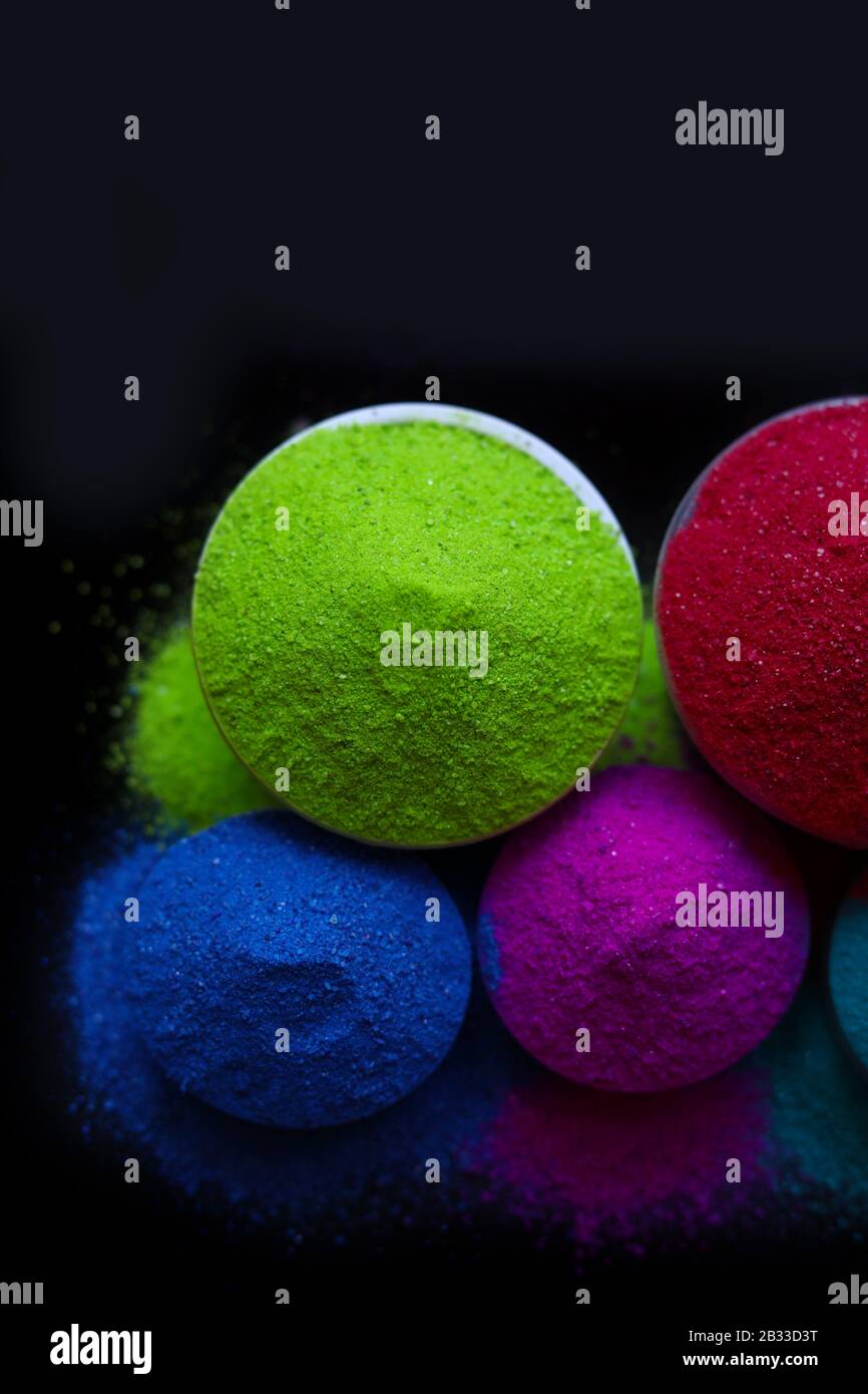 Happy holi. Concept Indian color festival called Holi Stock Photo