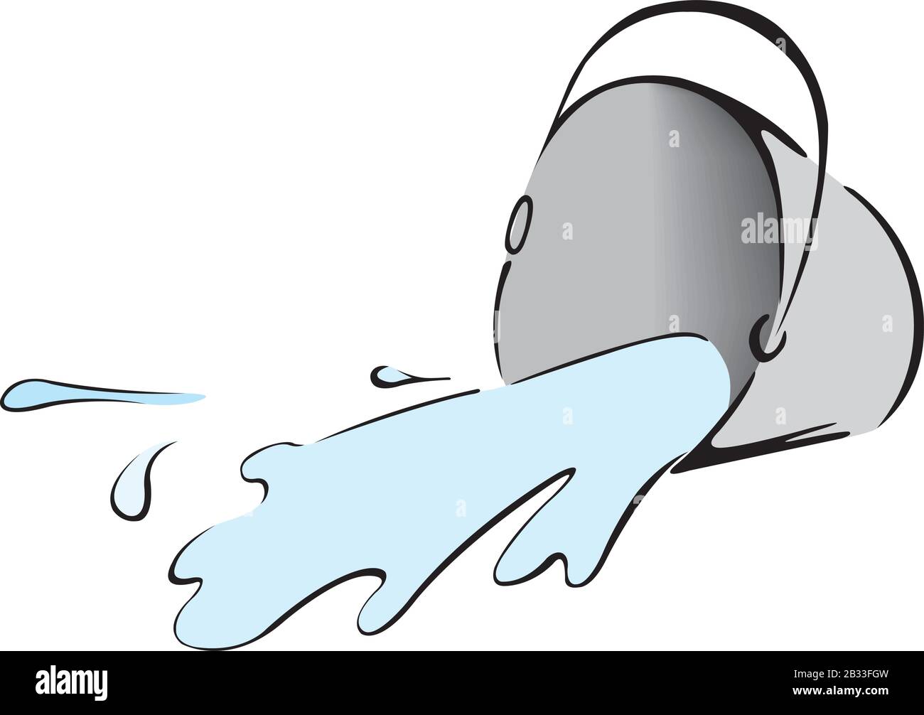 a bucket of water Stock Vector Image & Art Alamy