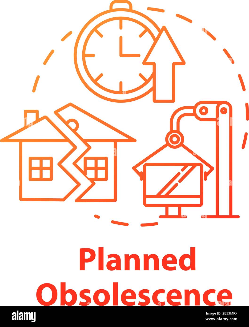 Built in obsolescence Stock Vector Images Alamy