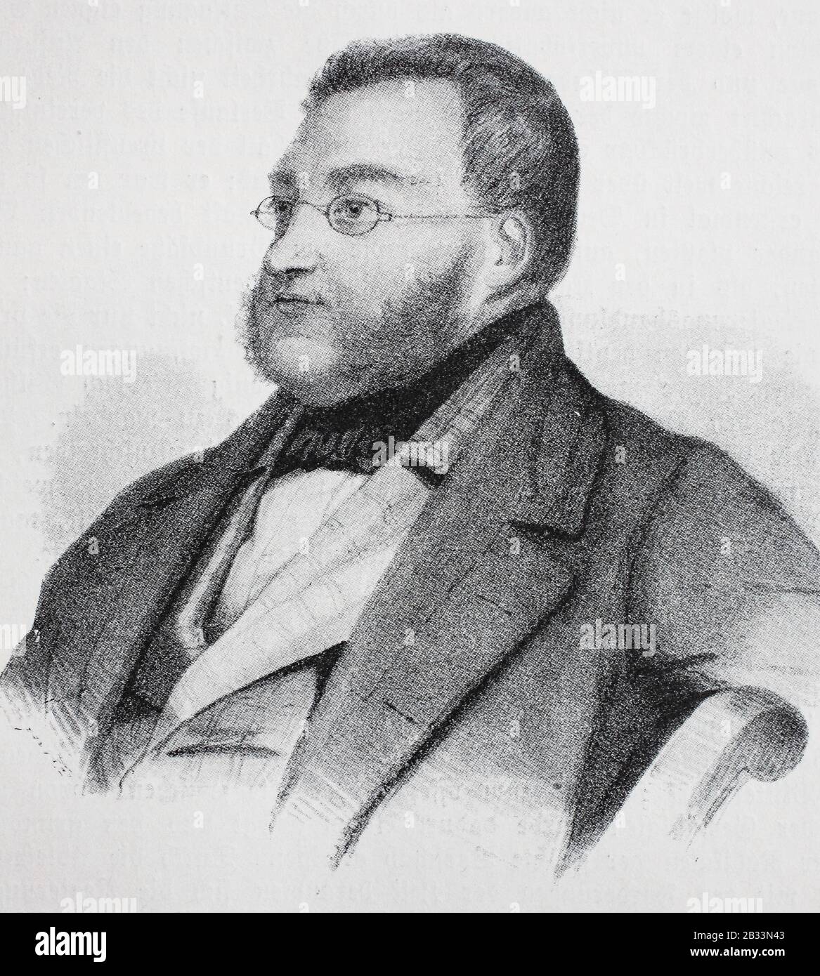 Friedrich Ludwig Wilhelm Philipp Freiherr von Vincke (born December 23, 1774 in Minden, † December 2, 1844 in Münster) was a Prussian reformer who also enforced the municipal self-government of the cities and campaigned for a new trade order  /  Friedrich Ludwig Wilhelm Philipp Freiherr von Vincke (* 23. Dezember 1774 in Minden; † 2. Dezember 1844 in Münster) war ein preußischer Reformer, der auch die kommunale Selbstverwaltung der Städte durchsetzte und sich für eine neue Gewerbeordnung einsetzte, Historisch, digital improved reproduction of an original from the 19th century / digitale Reprod Stock Photo