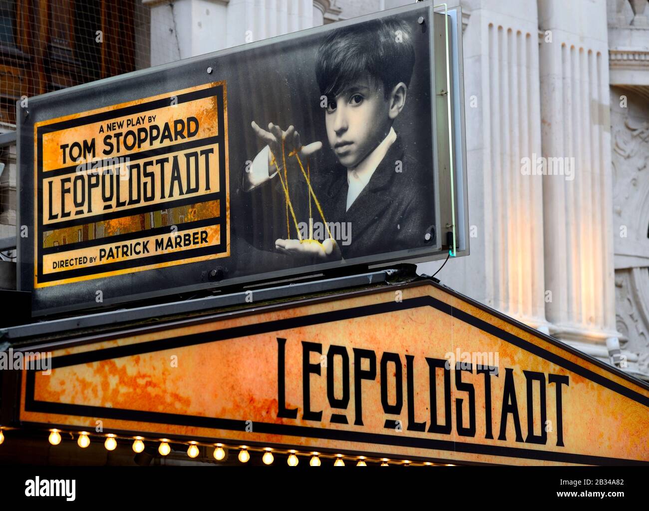 London, England, UK. Tom Stoppard's 'Leopoldstadt' at Wyndam's Theatre, Charing Cross Road (March, 2020) Stock Photo