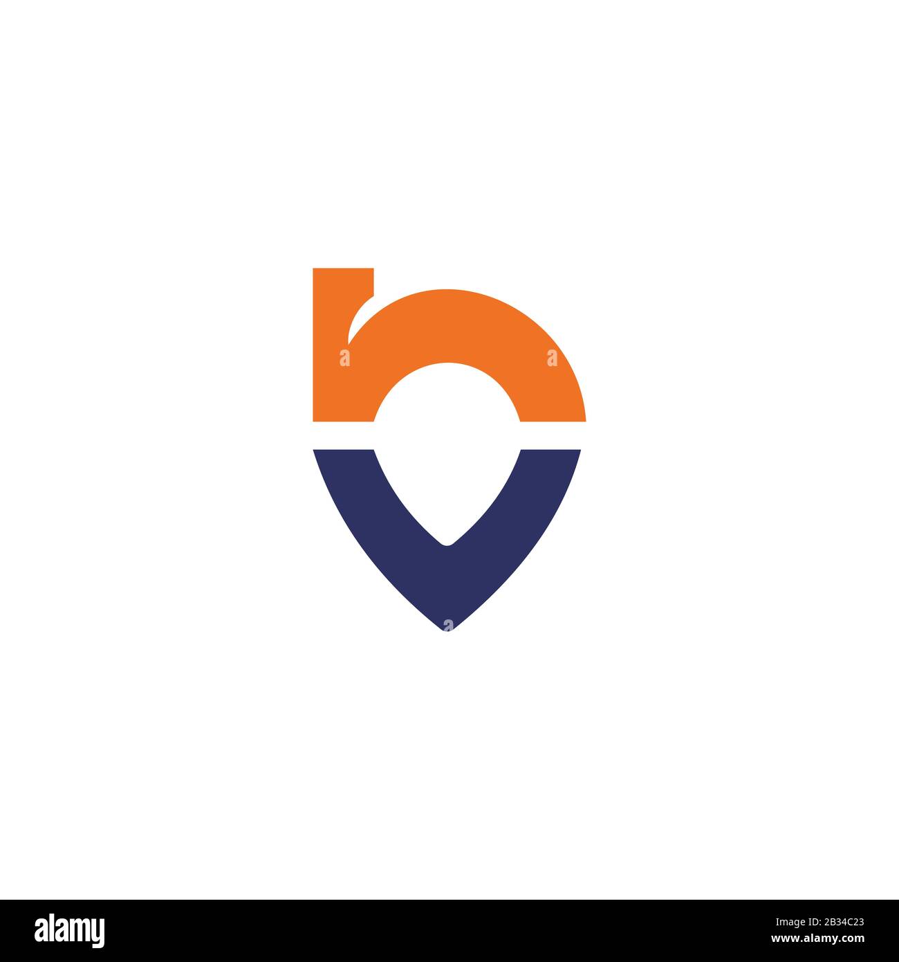 Initial letter nv or vn logo vector design template Stock Vector Image ...