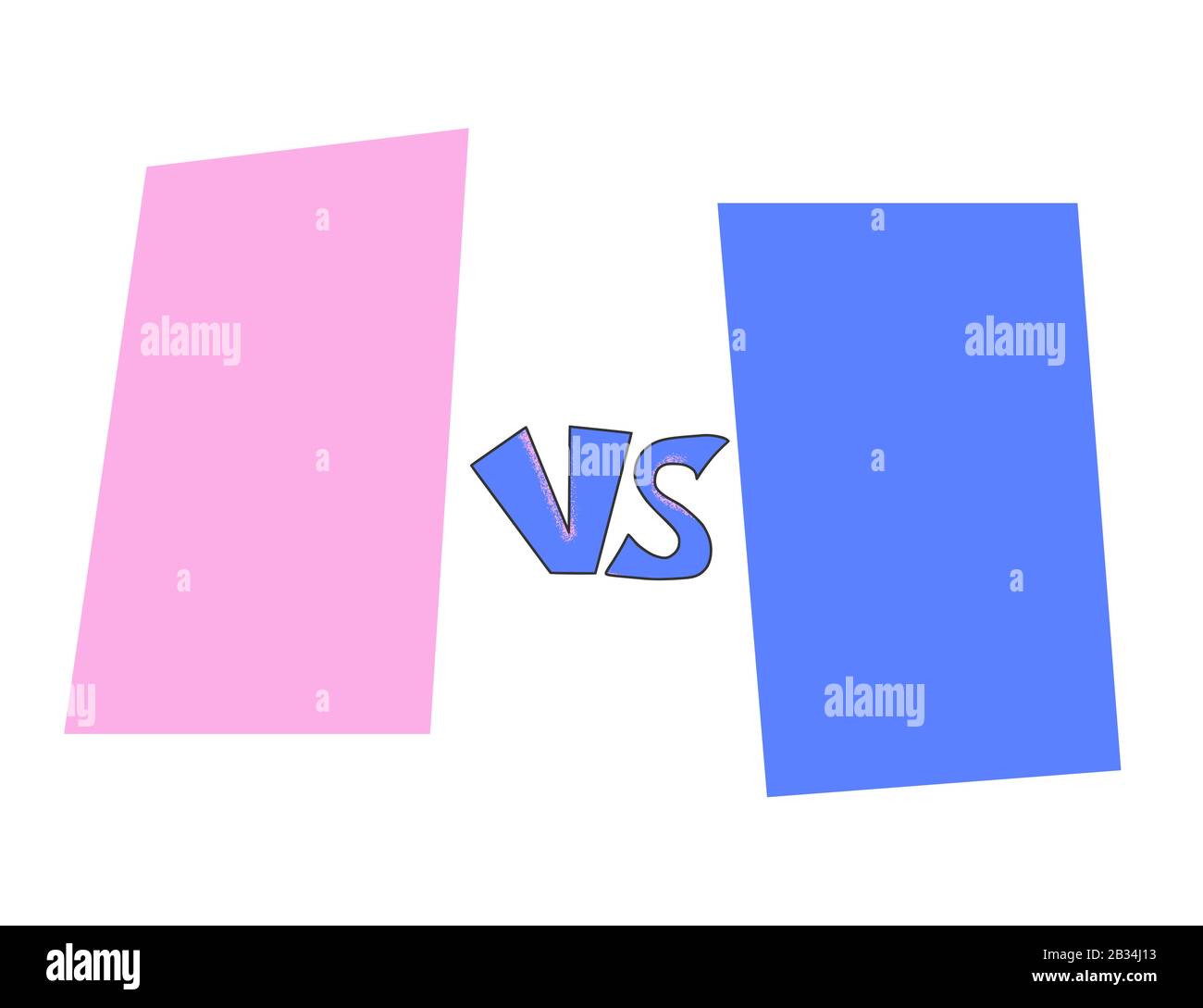 Versus sign with copy space. VS screen. Decorative battle cover with ...