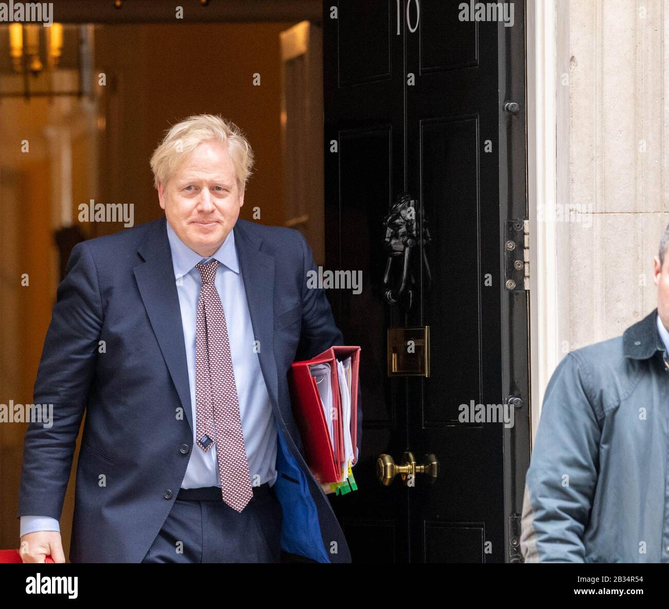 London, UK. 4th Mar, 2020. Boris Johnson MP PC Prime Minister leaves 10 Downing Street, London Credit: Ian Davidson/Alamy Live News Stock Photo