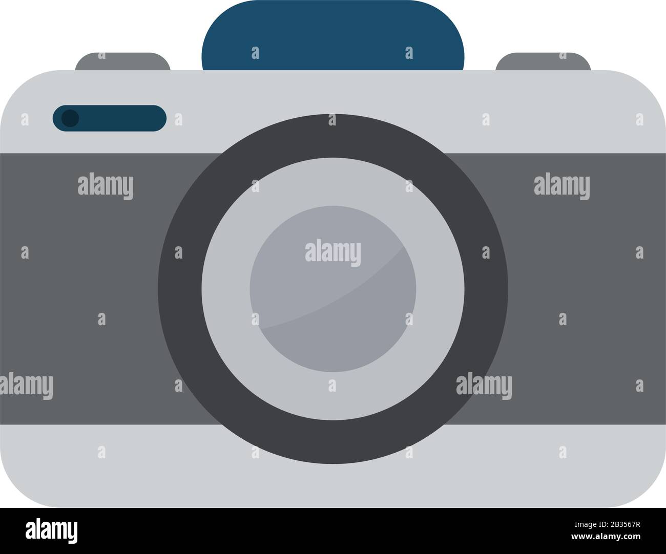 camera icon illustrated in vector on white background Stock Vector ...