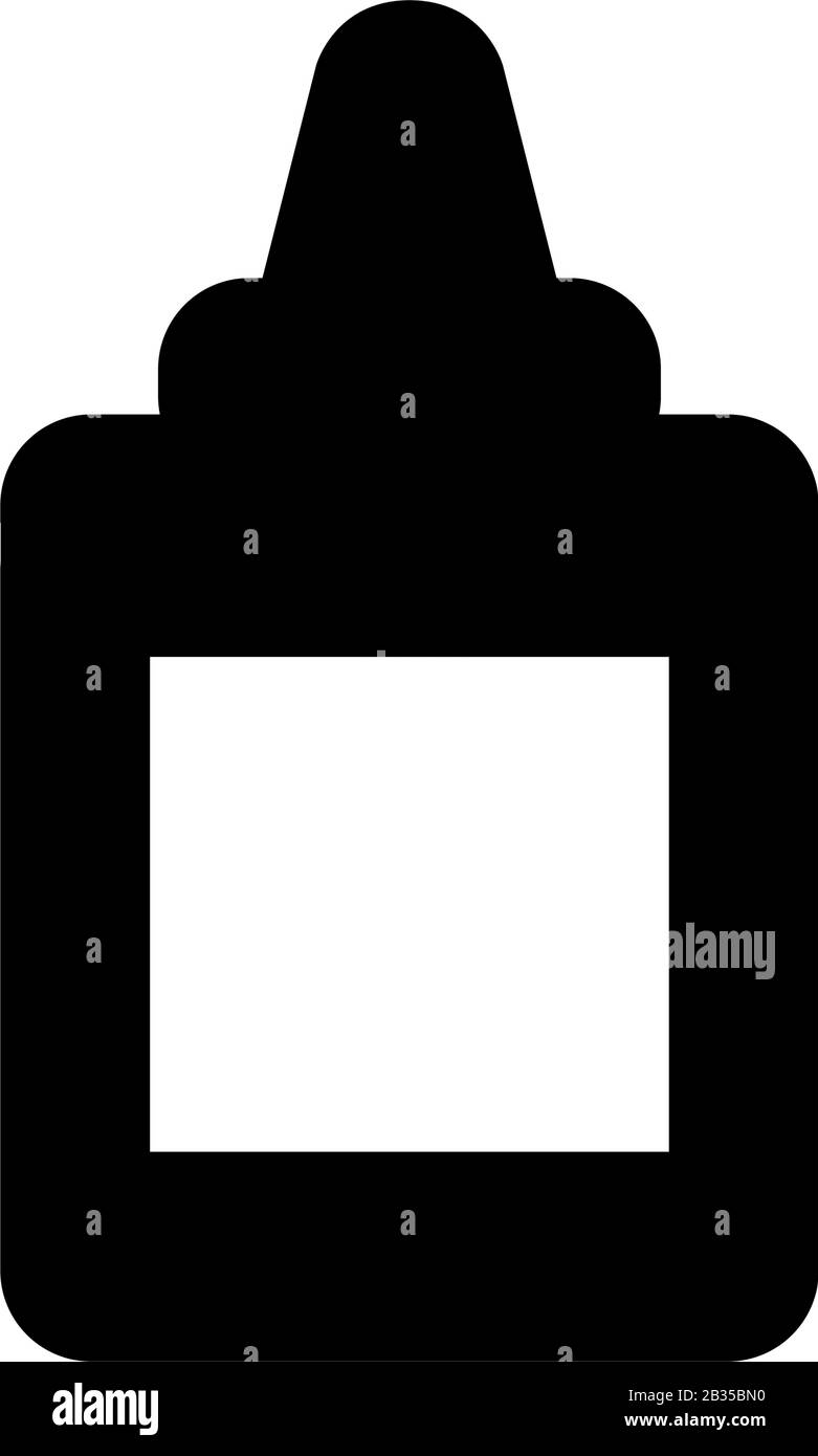 glue icon illustrated in vector on white background Stock Vector