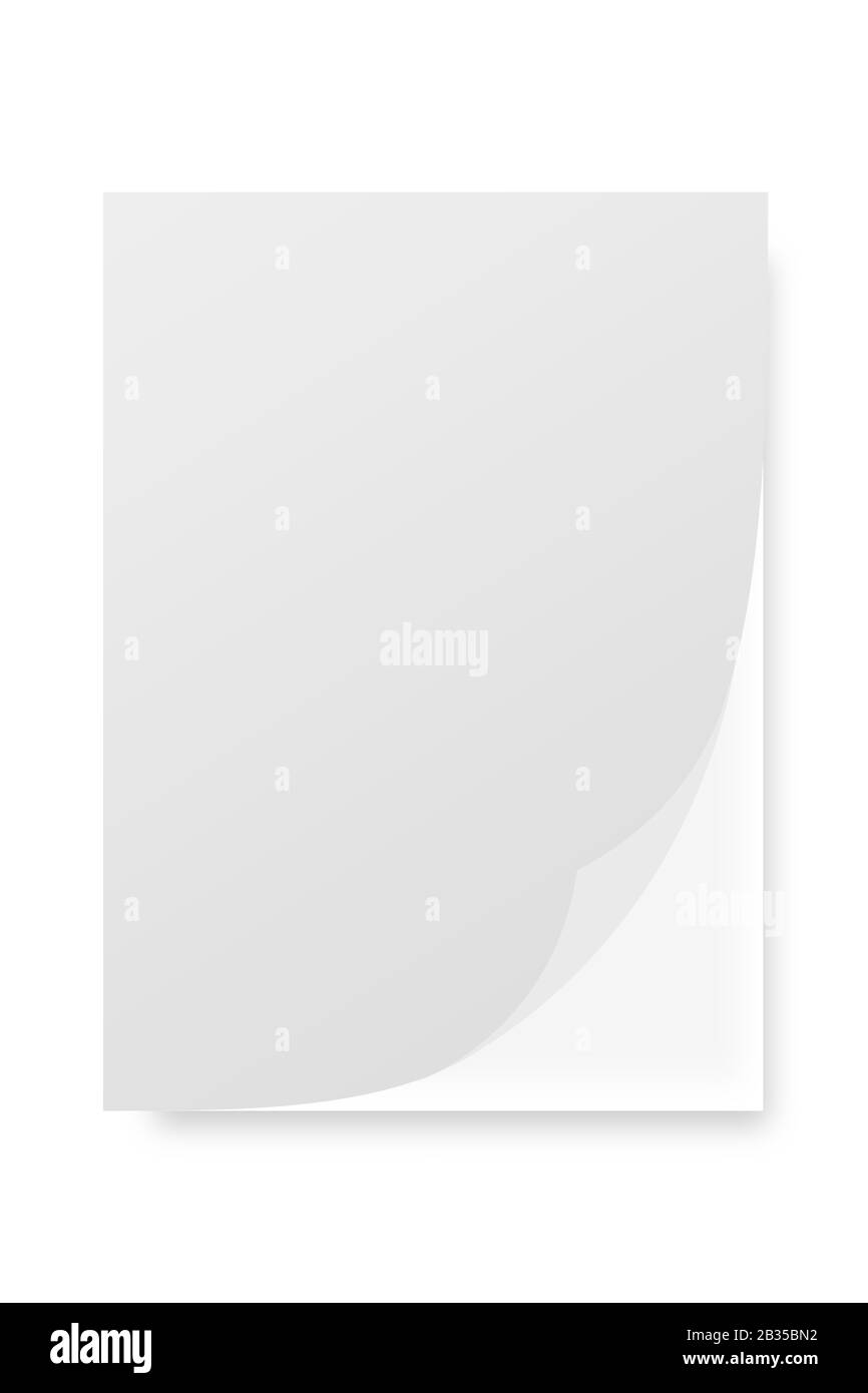 notebook isolated on white background Stock Photo