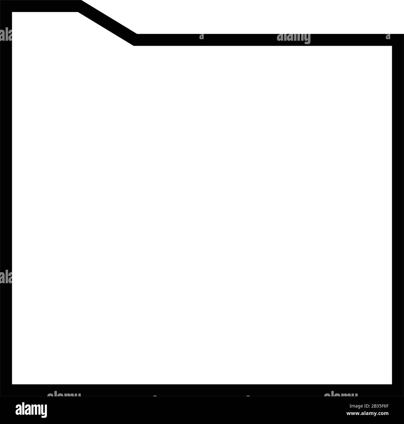 folder icon illustrated in vector on white background Stock Vector ...