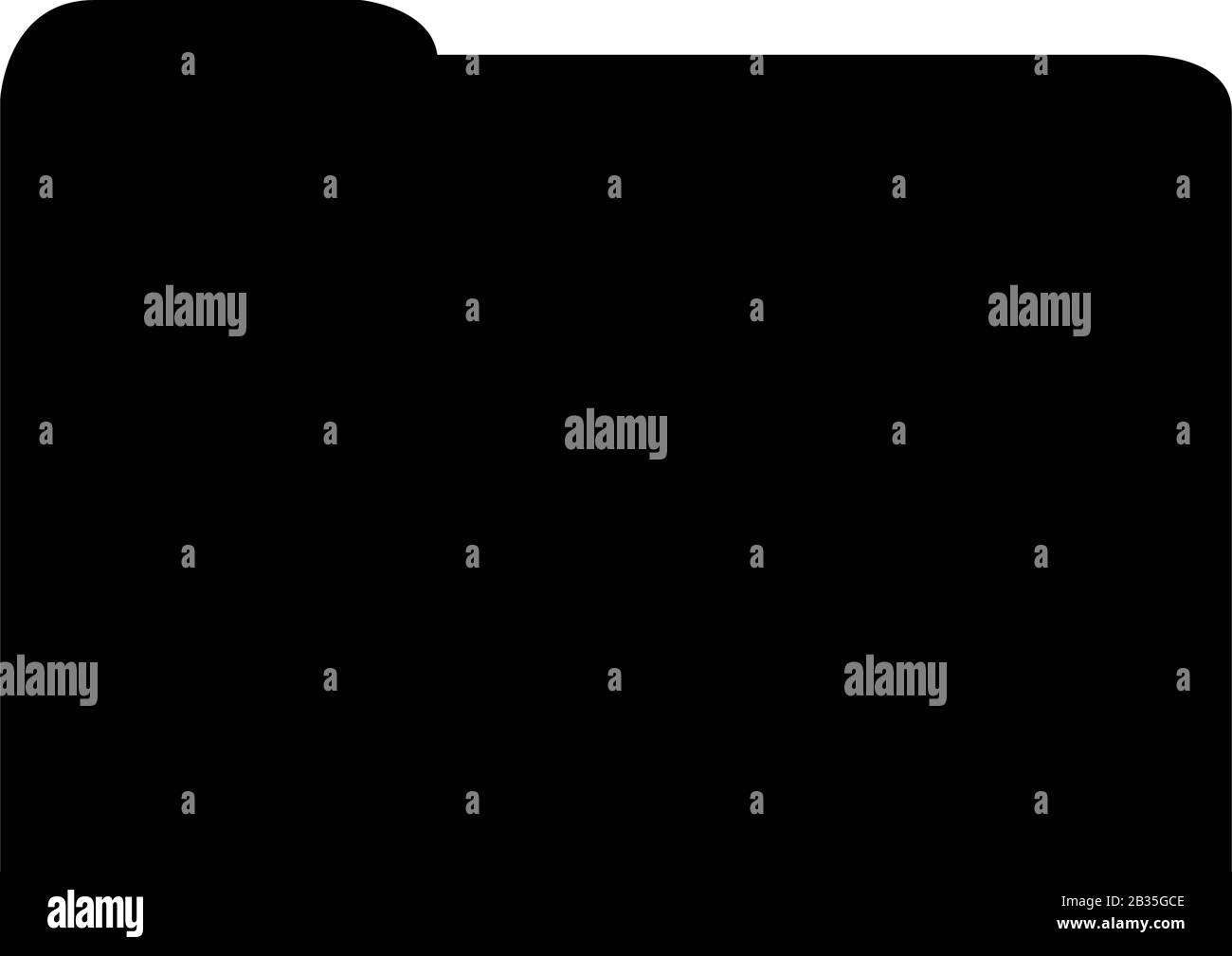 folder icon illustrated in vector on white background Stock Vector ...