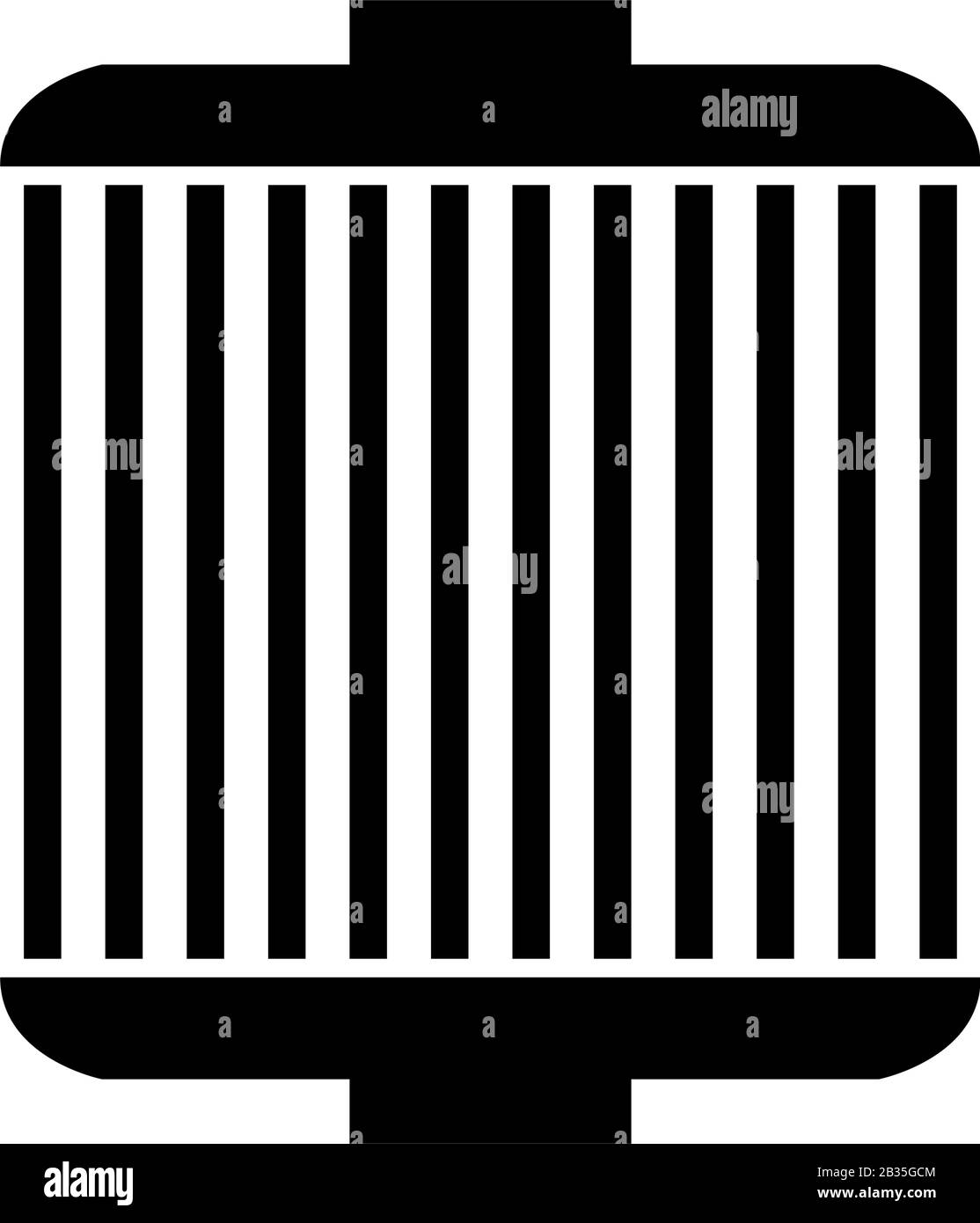 filter car icon illustrated in vector on white background Stock Vector ...