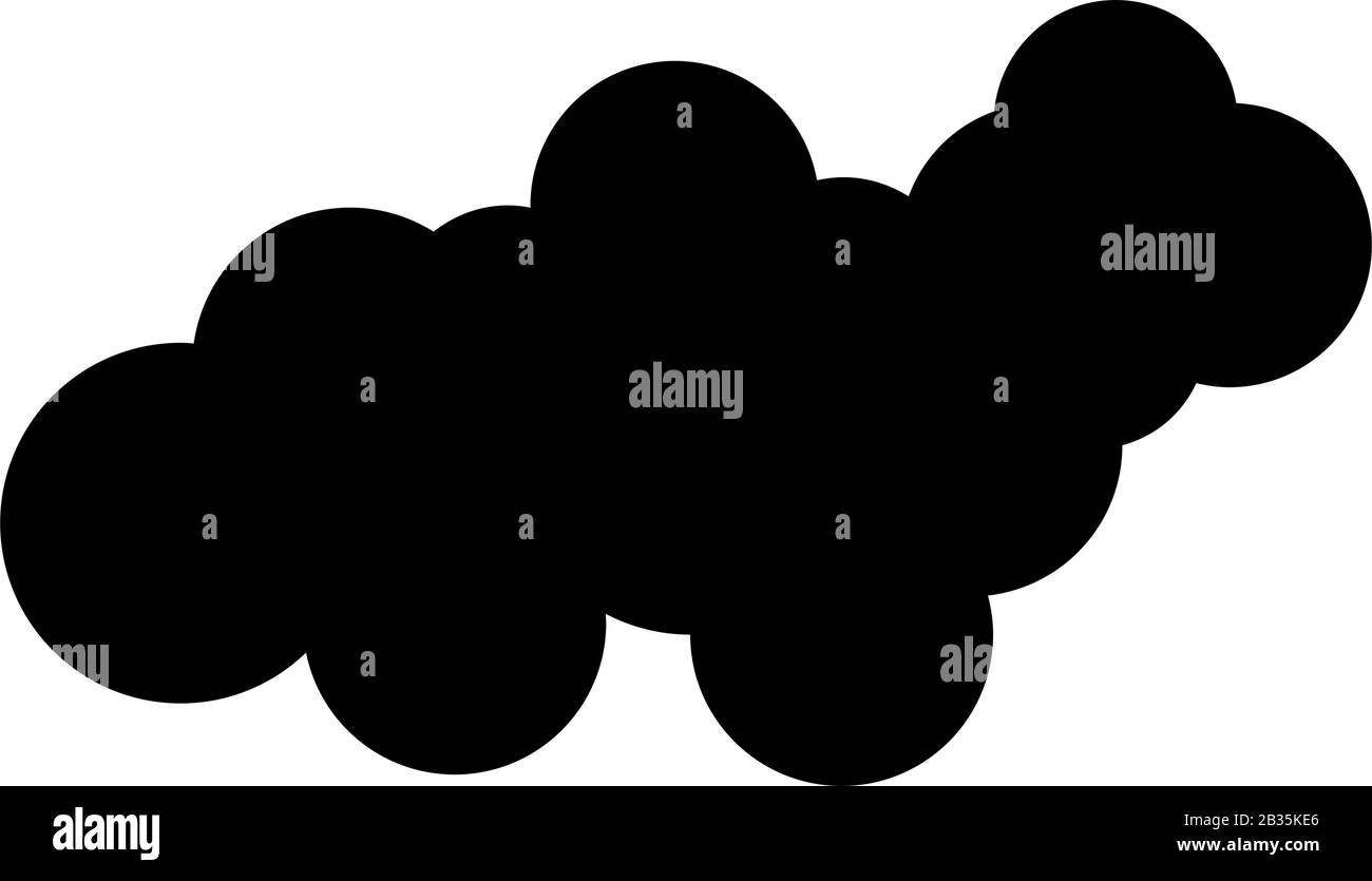 smoke icon illustrated in vector on white background Stock Vector Image ...