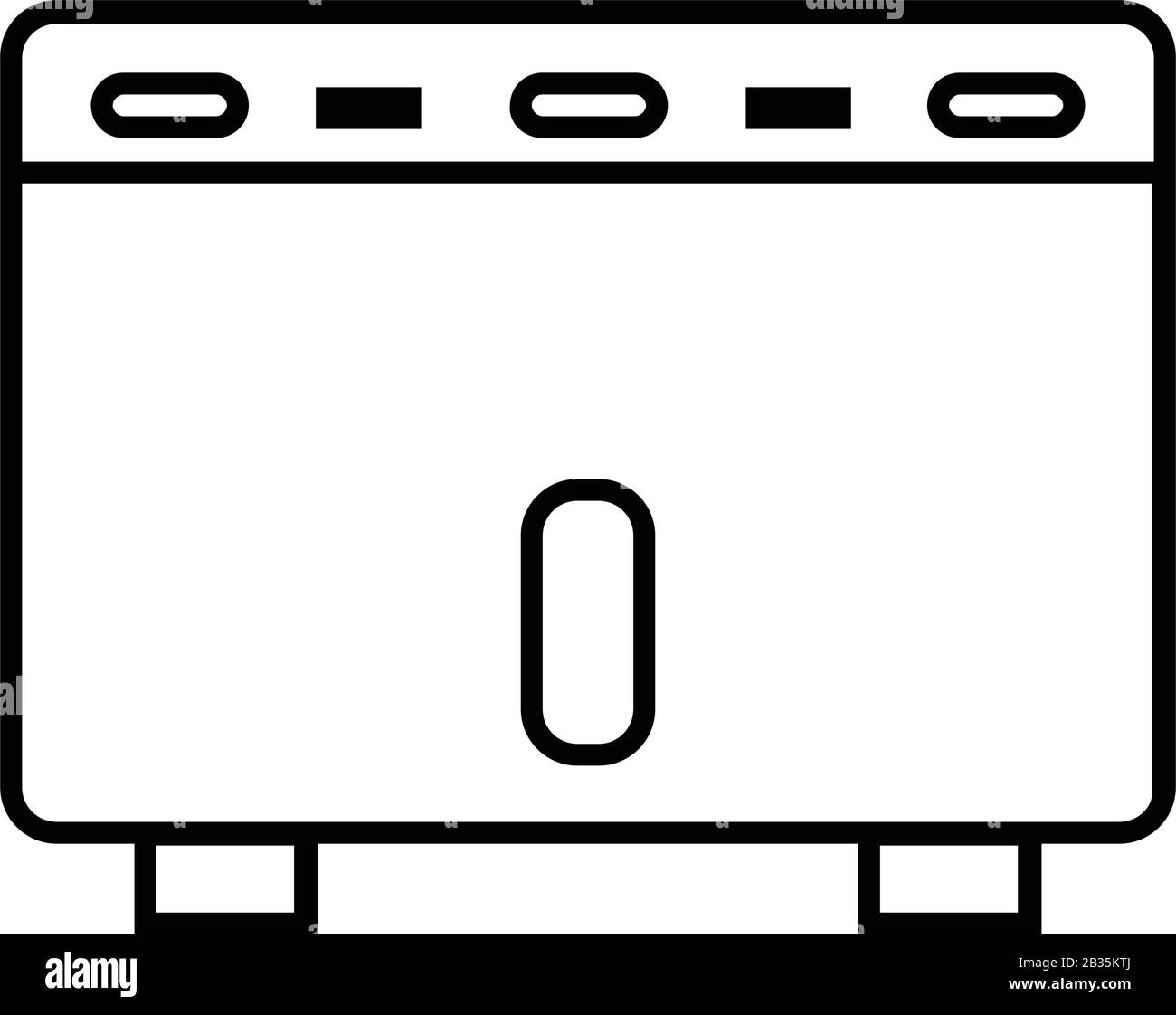 guitar amplifier icon illustrated in vector on white background Stock ...