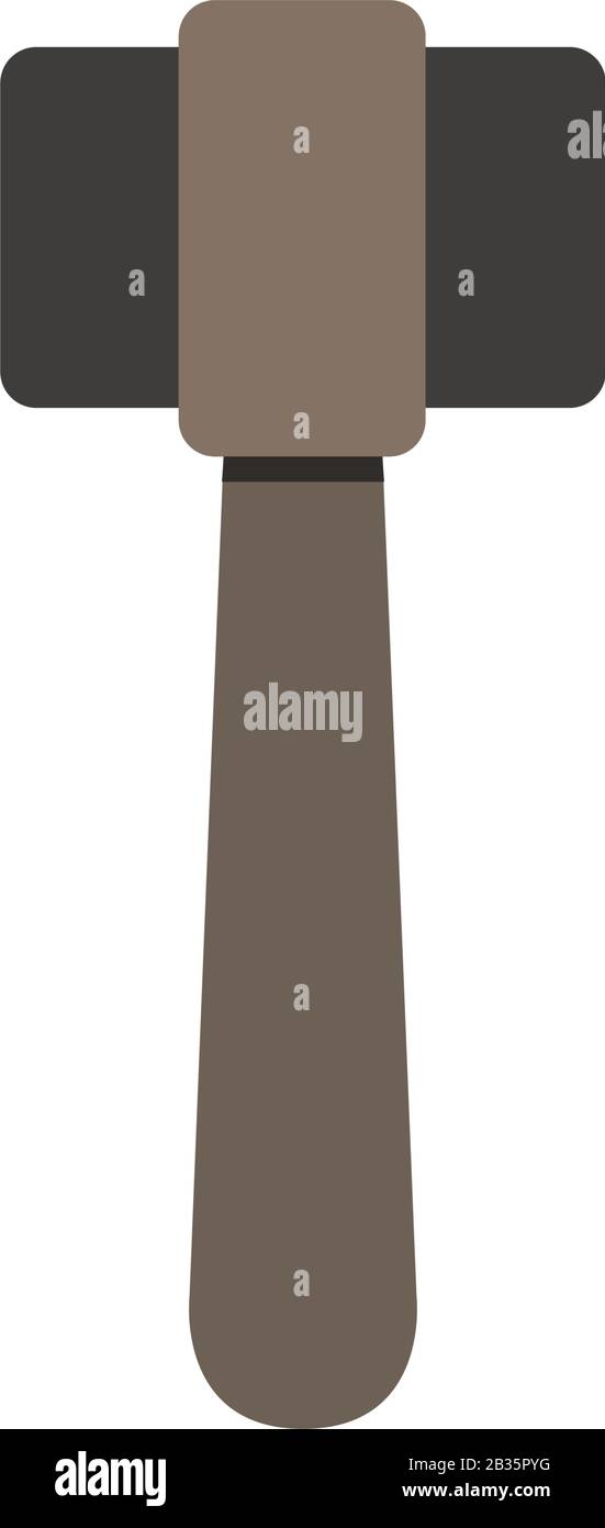hammer icon illustrated in vector on white background Stock Vector ...