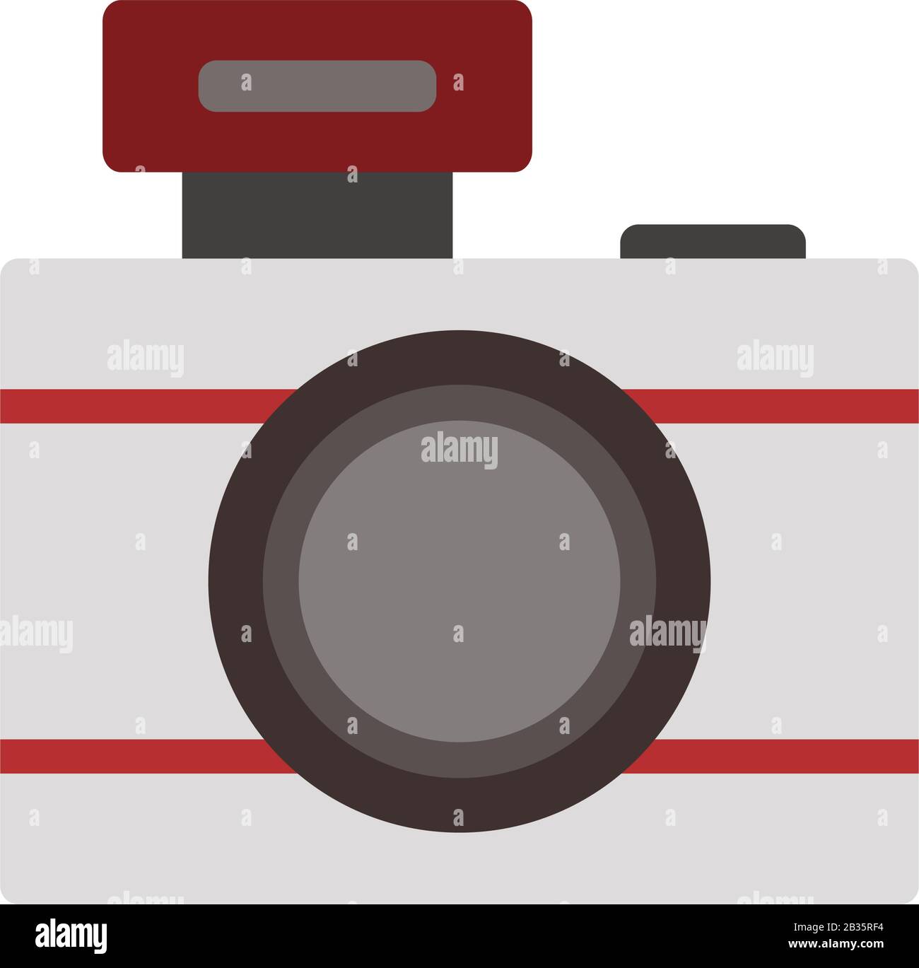 camera icon illustrated in vector on white background Stock Vector ...