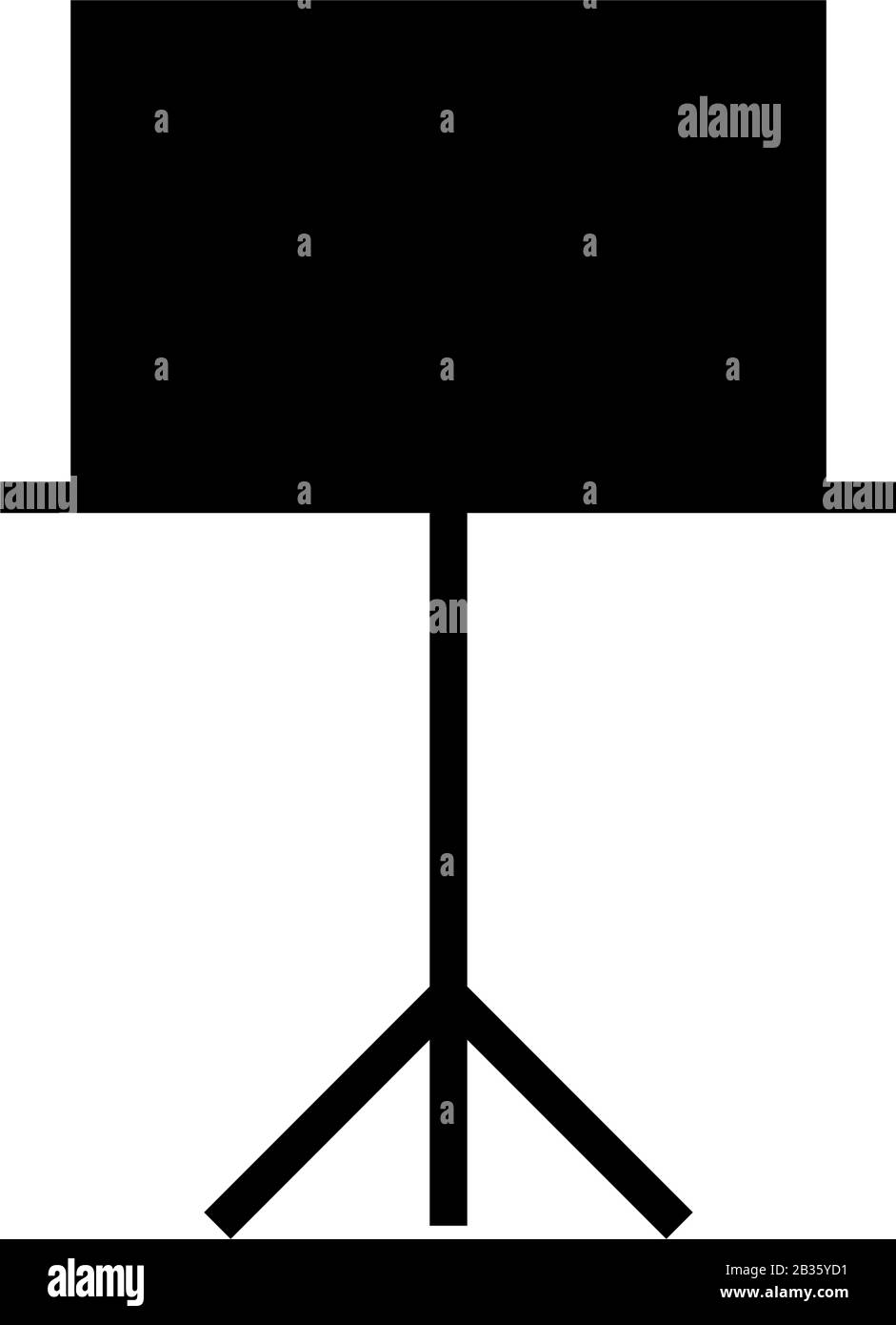 music stand icon illustrated in vector on white background Stock Vector ...