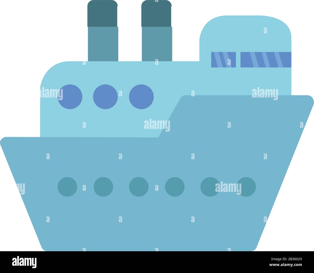 ship icon illustrated in vector on white background Stock Vector Image ...