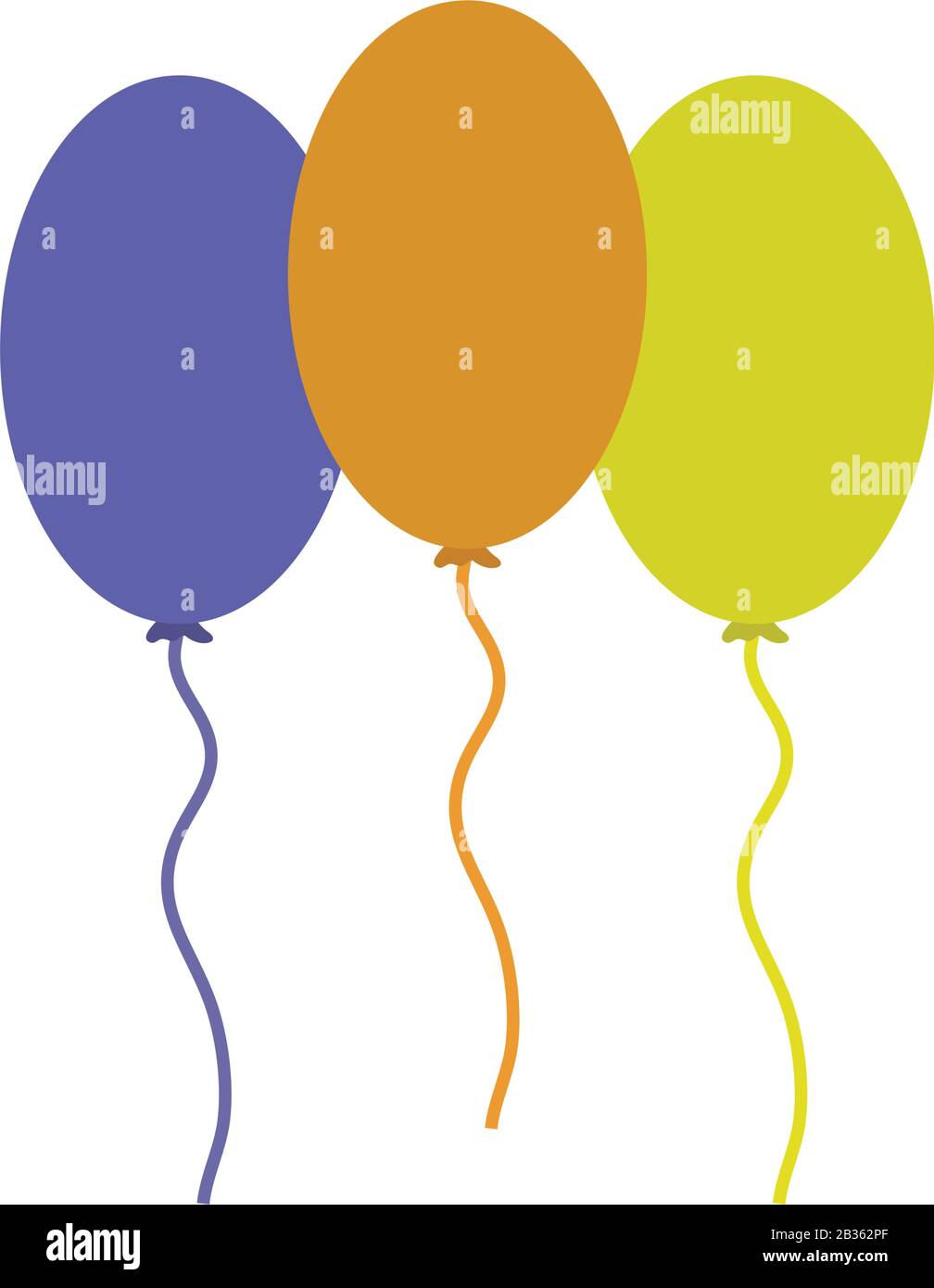 balloons icon illustrated on white background Stock Vector Image & Art ...