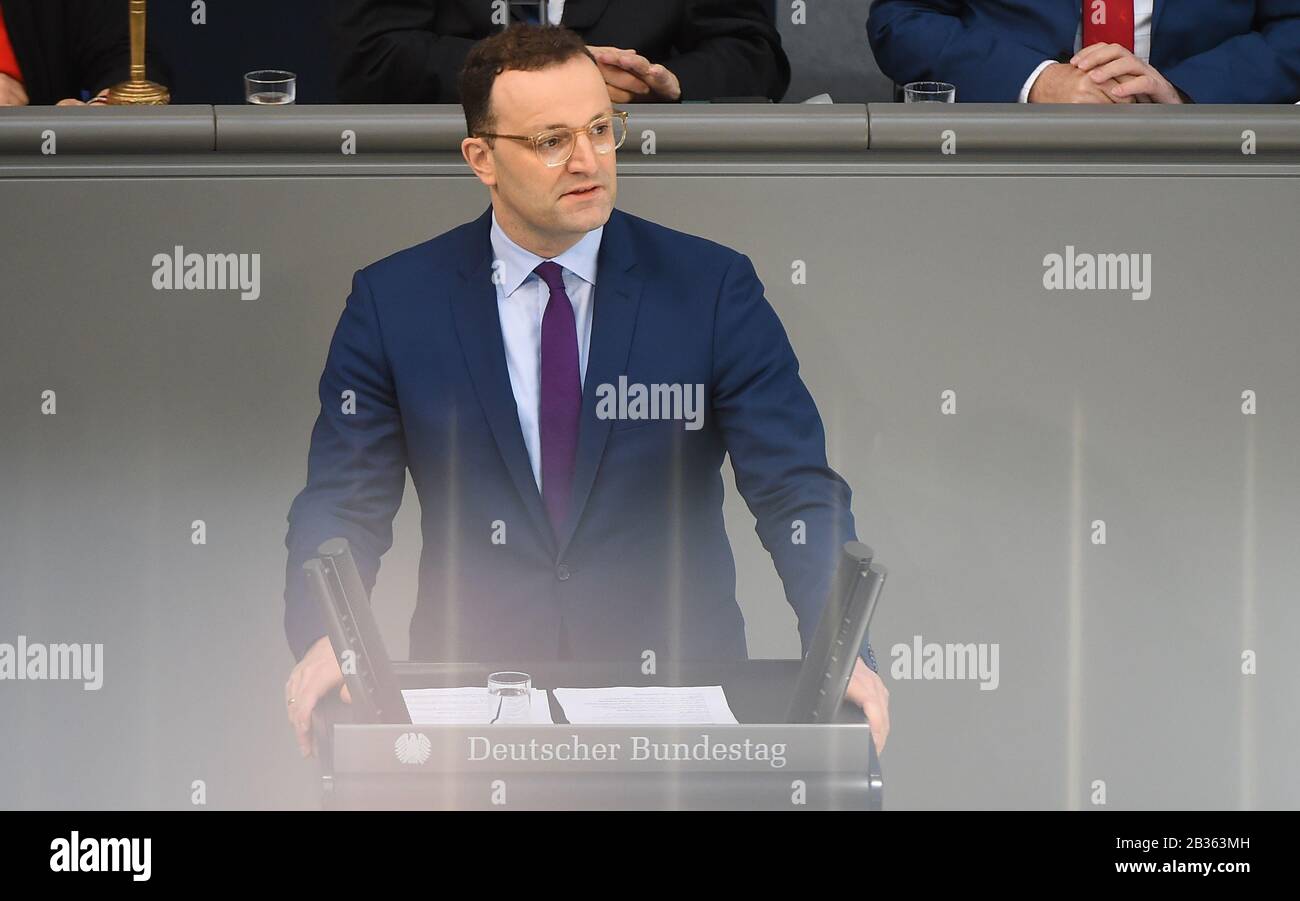 Berlin Germany 23rd Sep 2019 Jens Spahn Cdu Federal Minister Of Health Makes A Government Statement