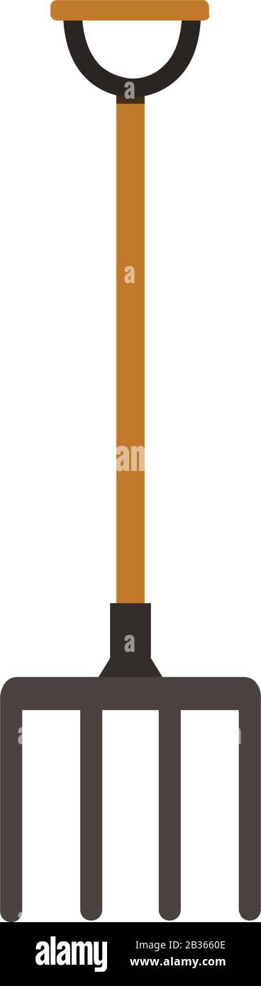 rake lamp icon illustrated in vector on white background Stock Vector