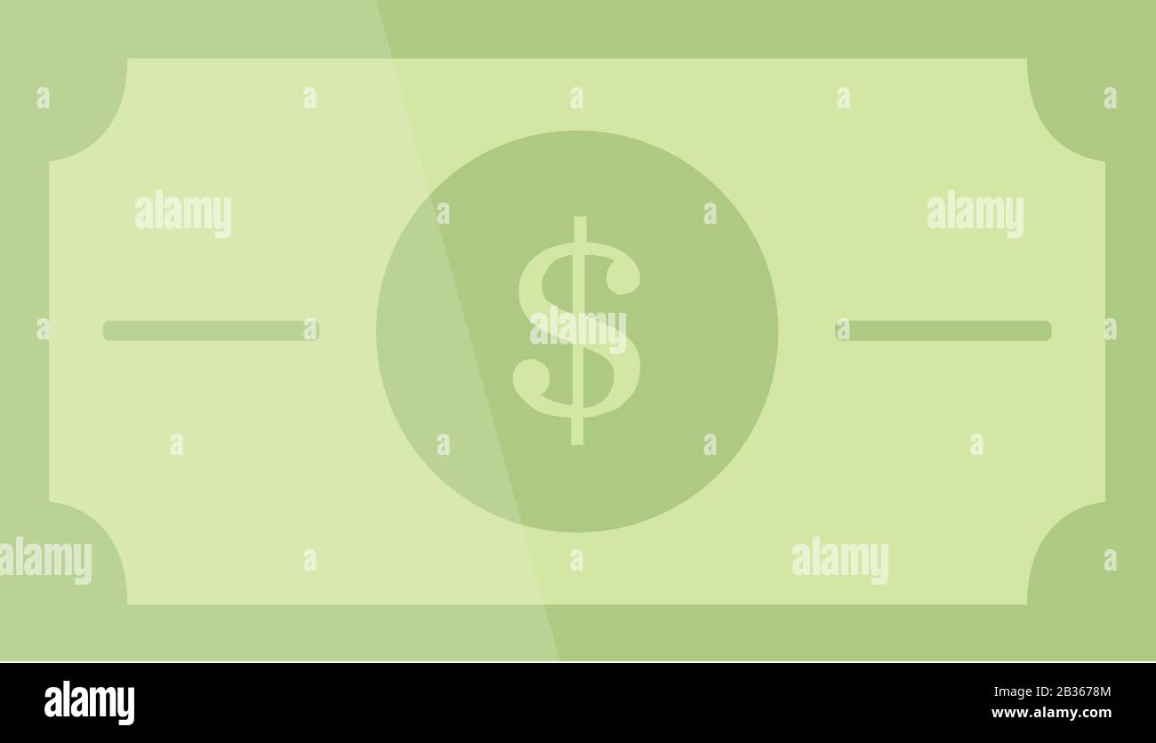 money icon illustrated in vector on white background Stock Vector Image ...