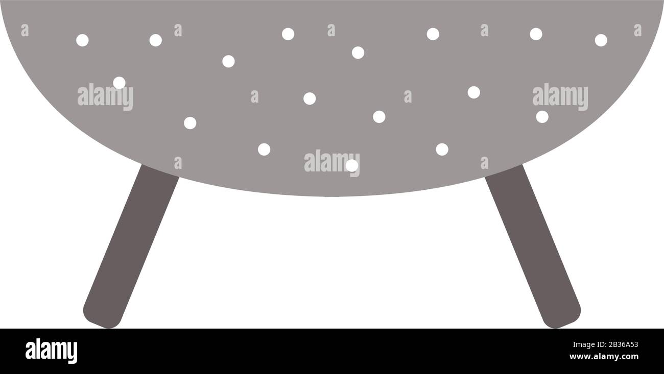 colander icon illustrated in vector on white background Stock Vector