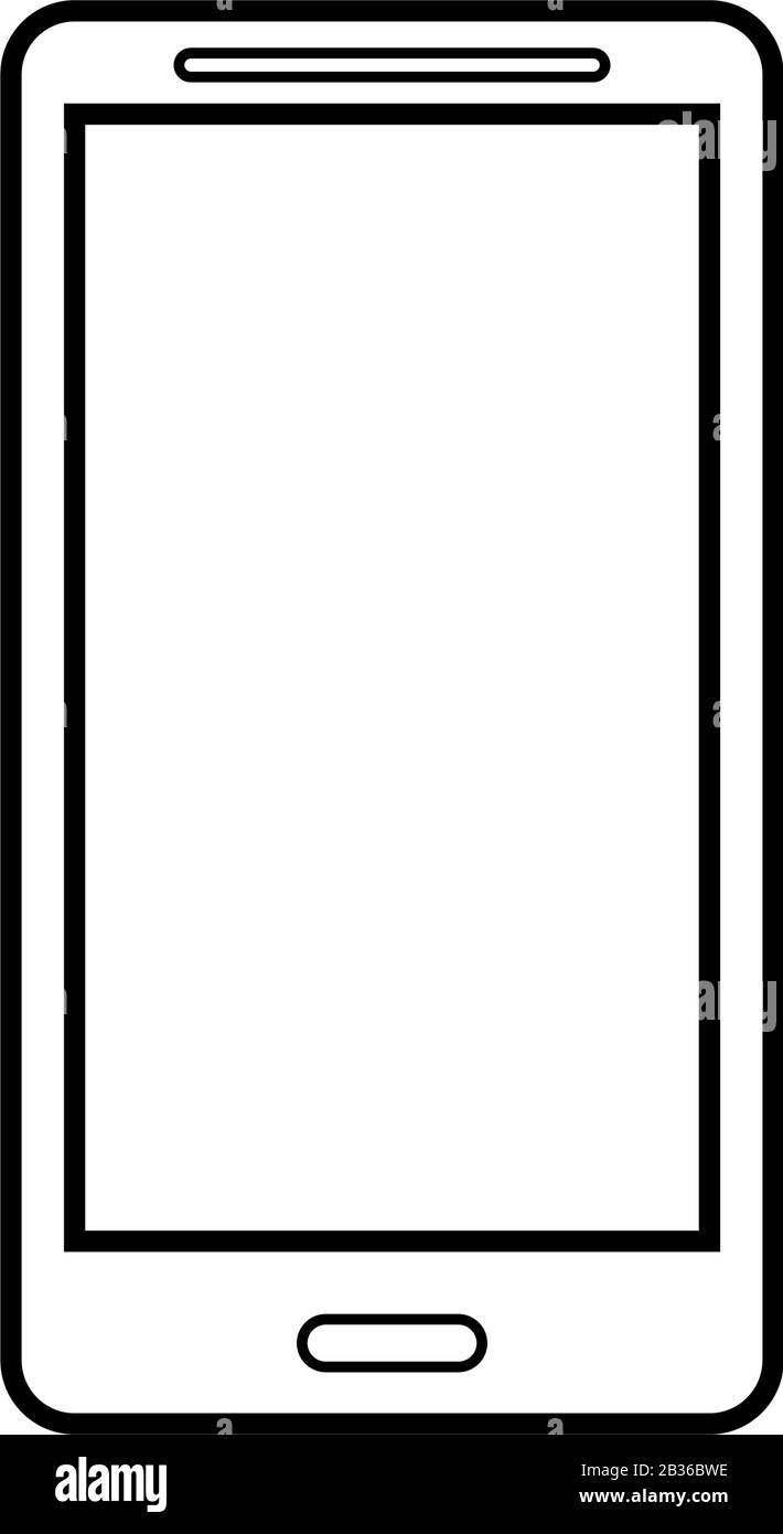 smartphone icon illustrated in vector on white background Stock Vector ...