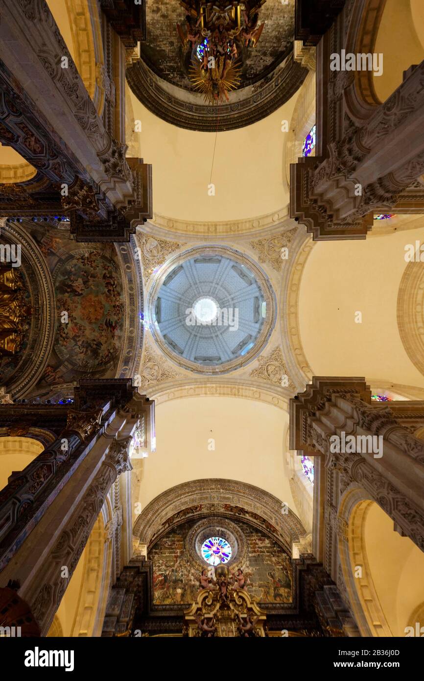 Spain, Andalusia, Seville, Alfalfa district, Iglesia colegial del Divino Salvador (Holy Savior Church) Stock Photo