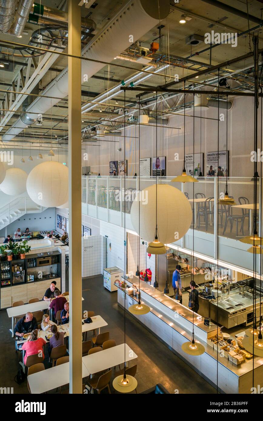 Sweden, Smaland, Almhult, site of the first IKEA store built in Sweden, IKEA  Museum, museum restaurant Stock Photo - Alamy