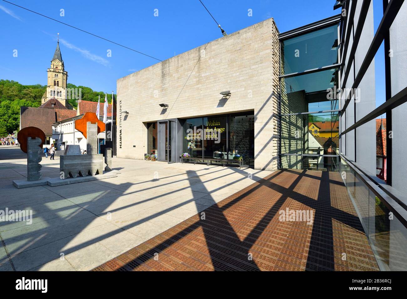 Germany, Bade Wurtemberg, Schwabisch Hall, old city centre, the Kunsthalle  Wuerth art gallery Stock Photo - Alamy