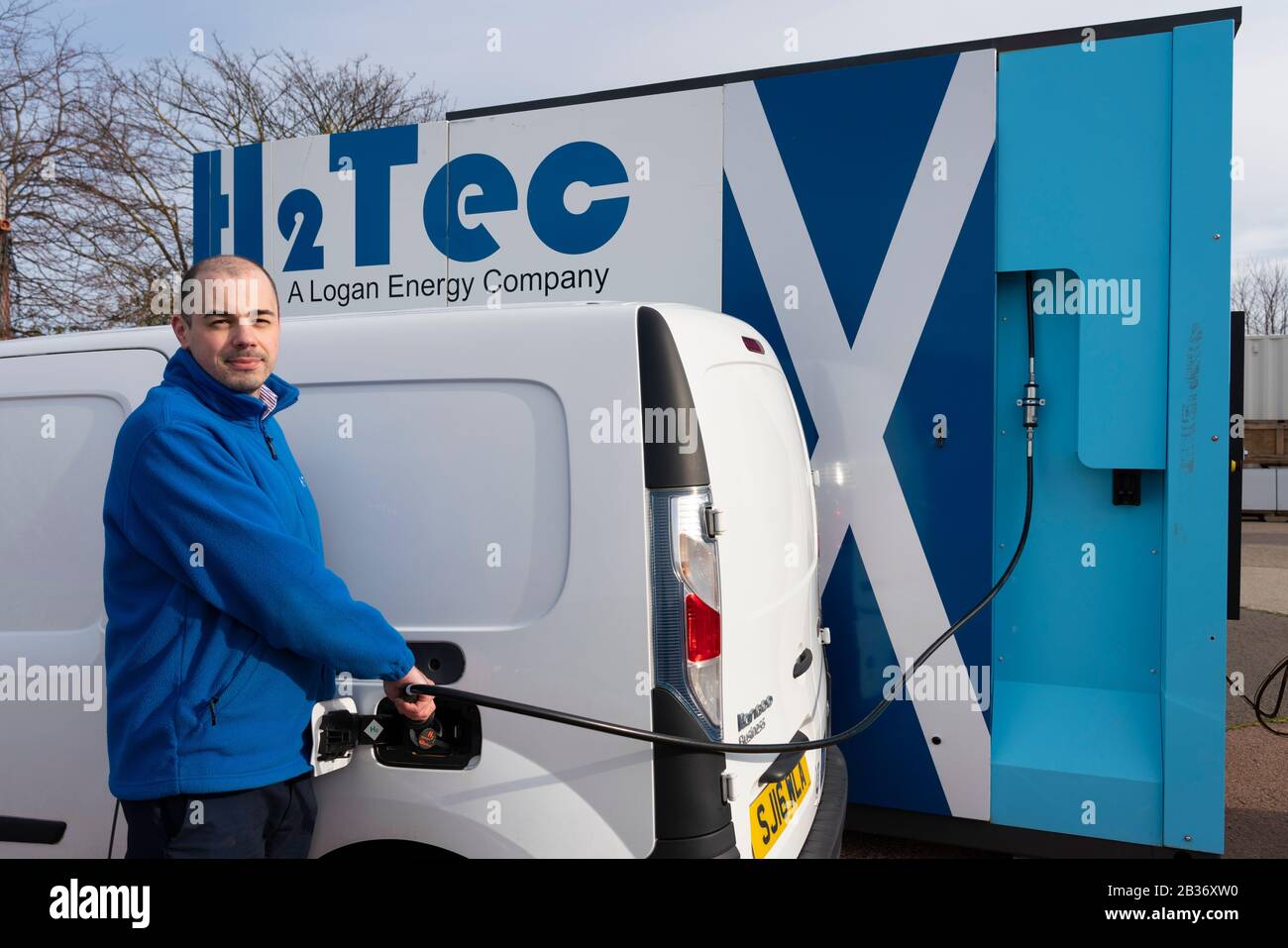 Wallyford, Scotland, UK. 4 March, 2020. A new hydrogen refuelling