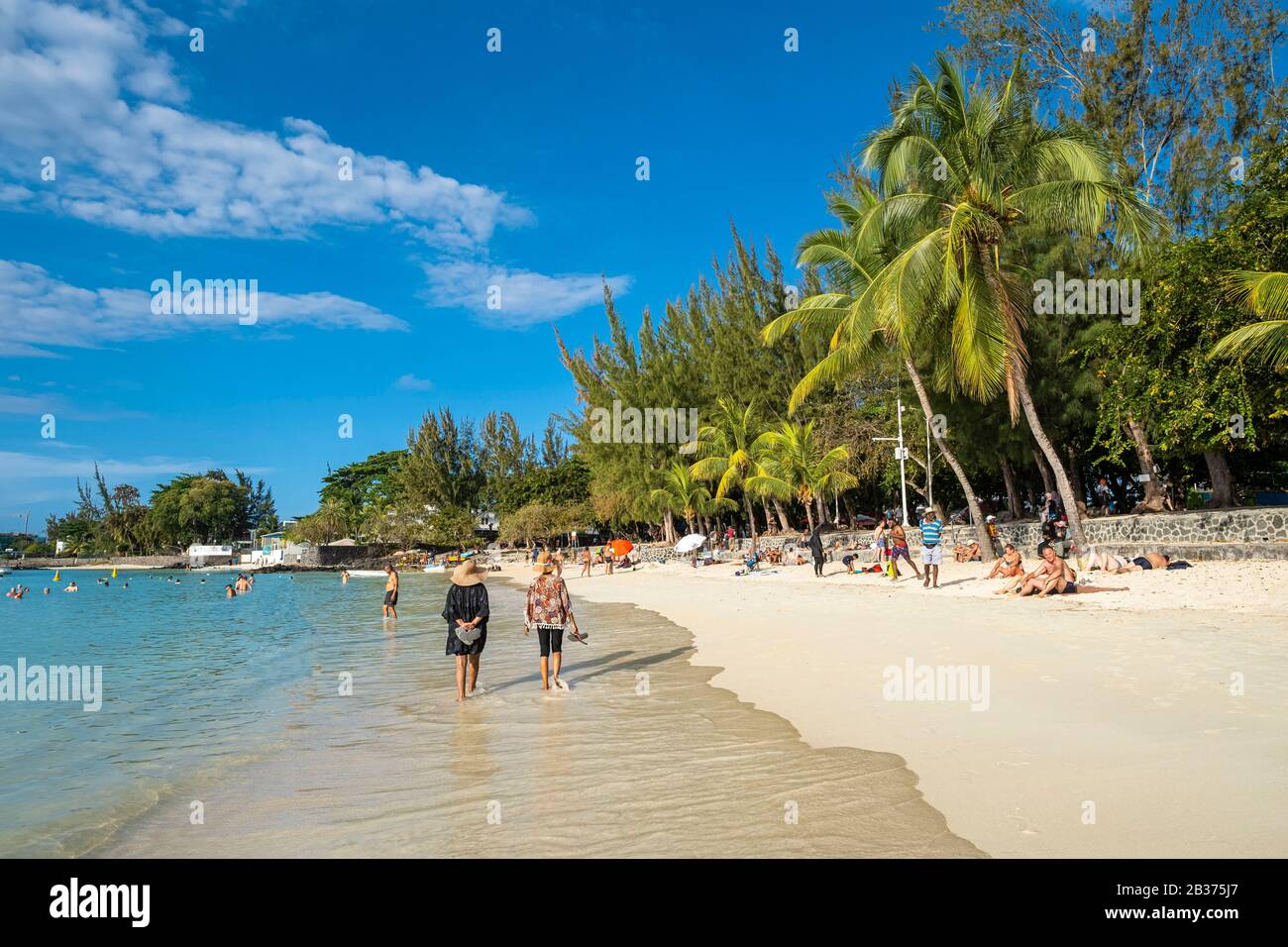 Mauritius, Rivière du Rempart district, Pereybere, the beach Stock