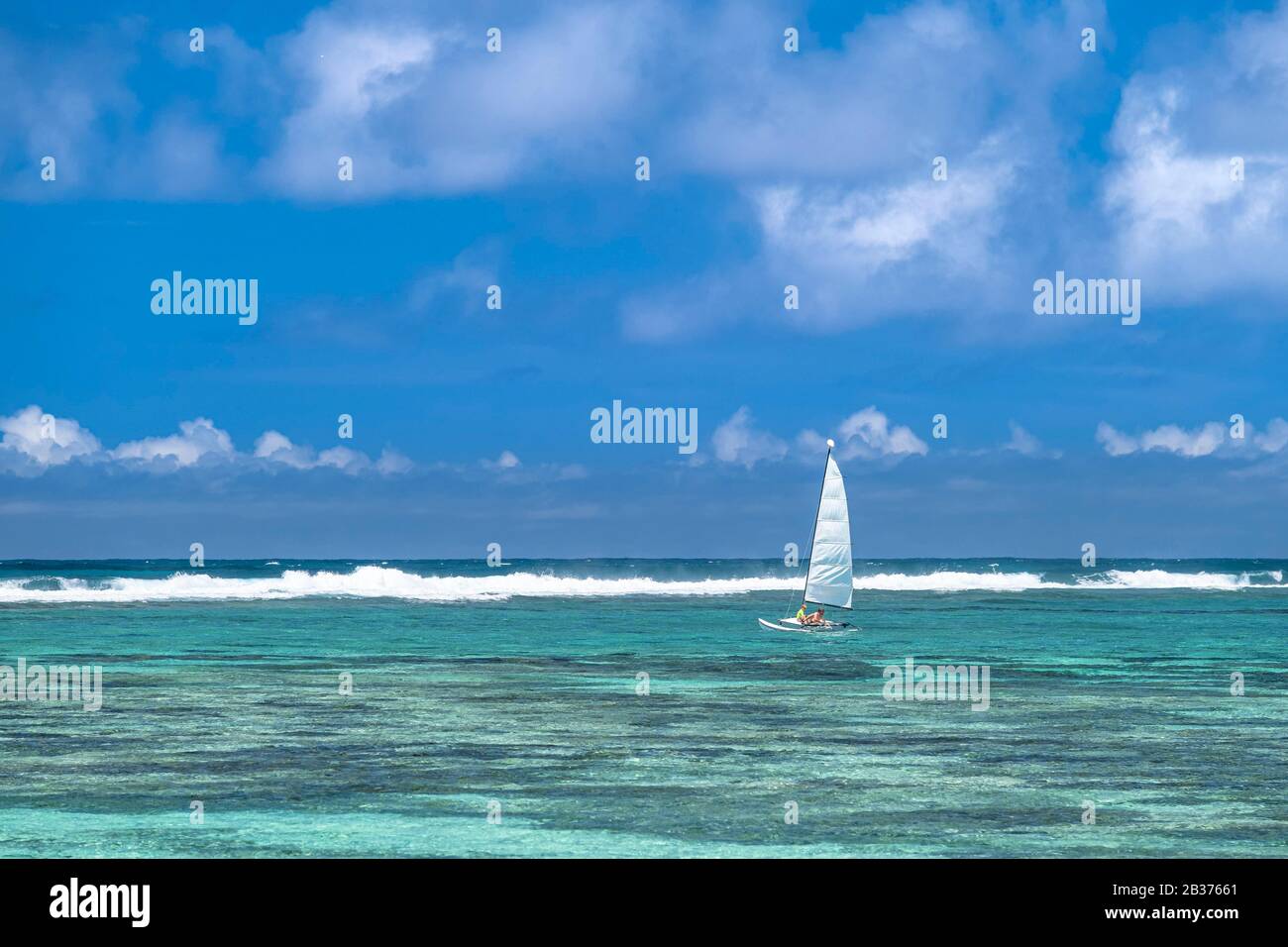 Mauritius, Flacq district, Quatre Cocos beach Stock Photo Alamy